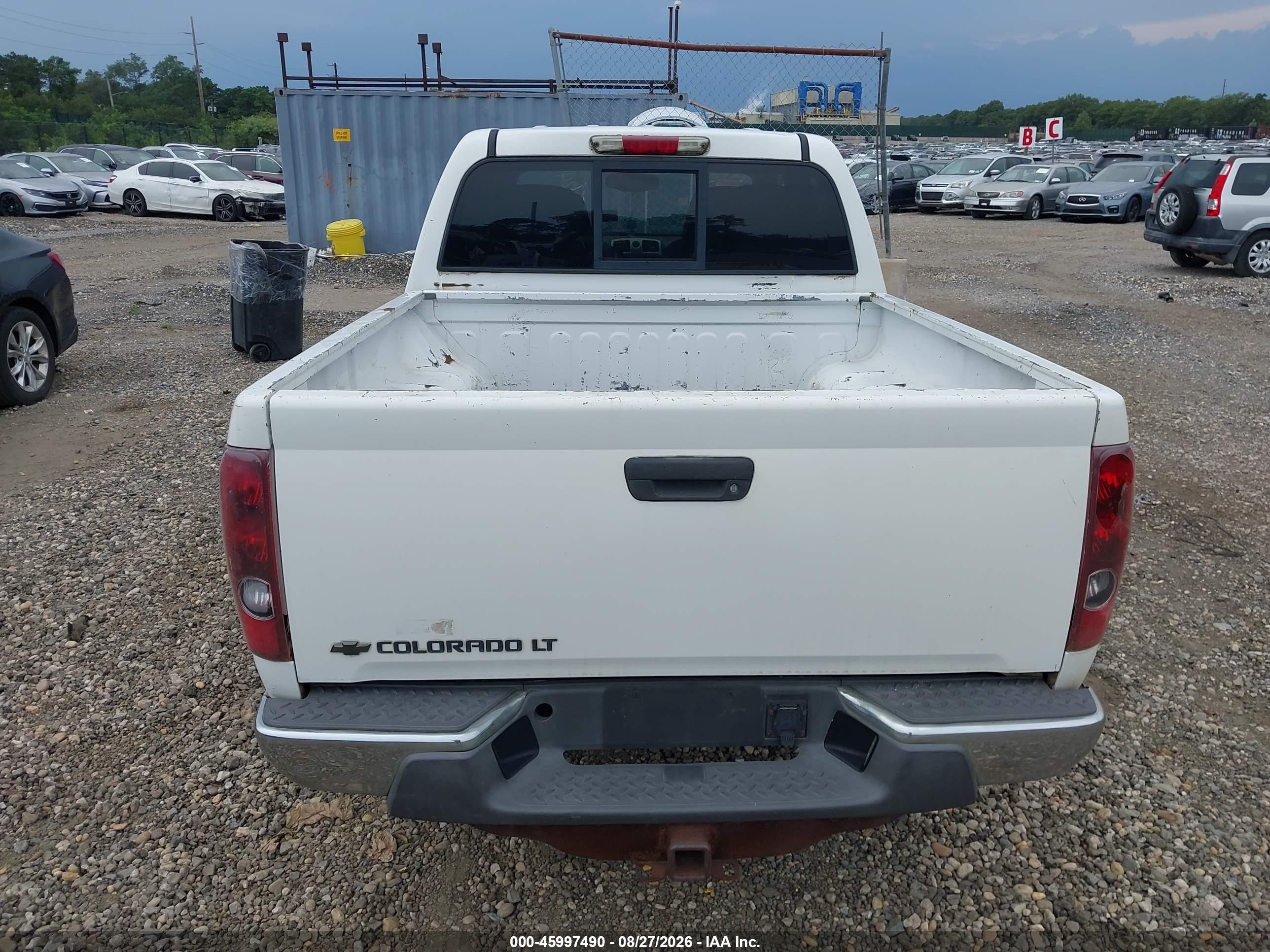 2008 Chevrolet Colorado Lt White vin: 1GCDT13E988103954