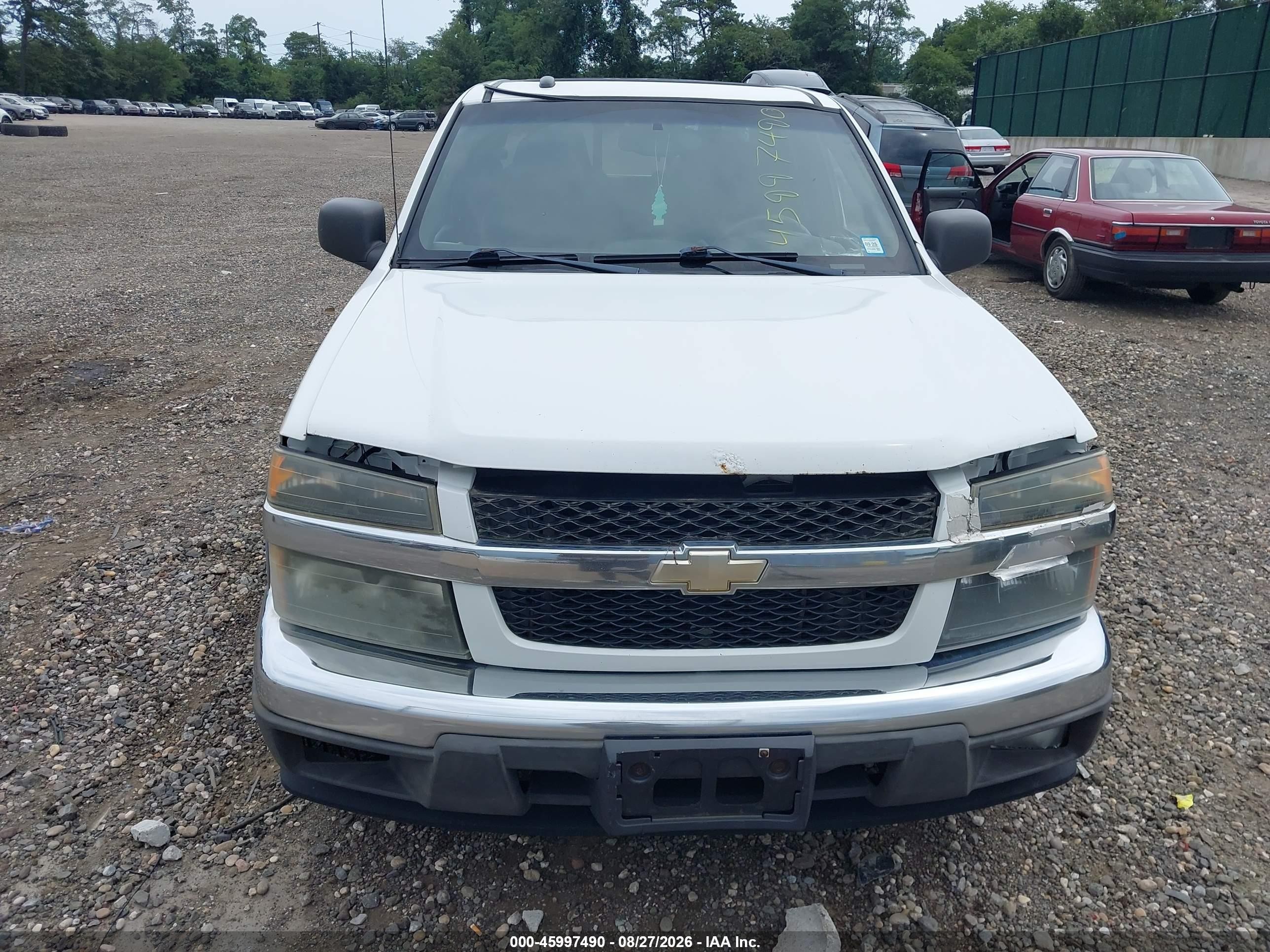 2008 Chevrolet Colorado Lt White vin: 1GCDT13E988103954