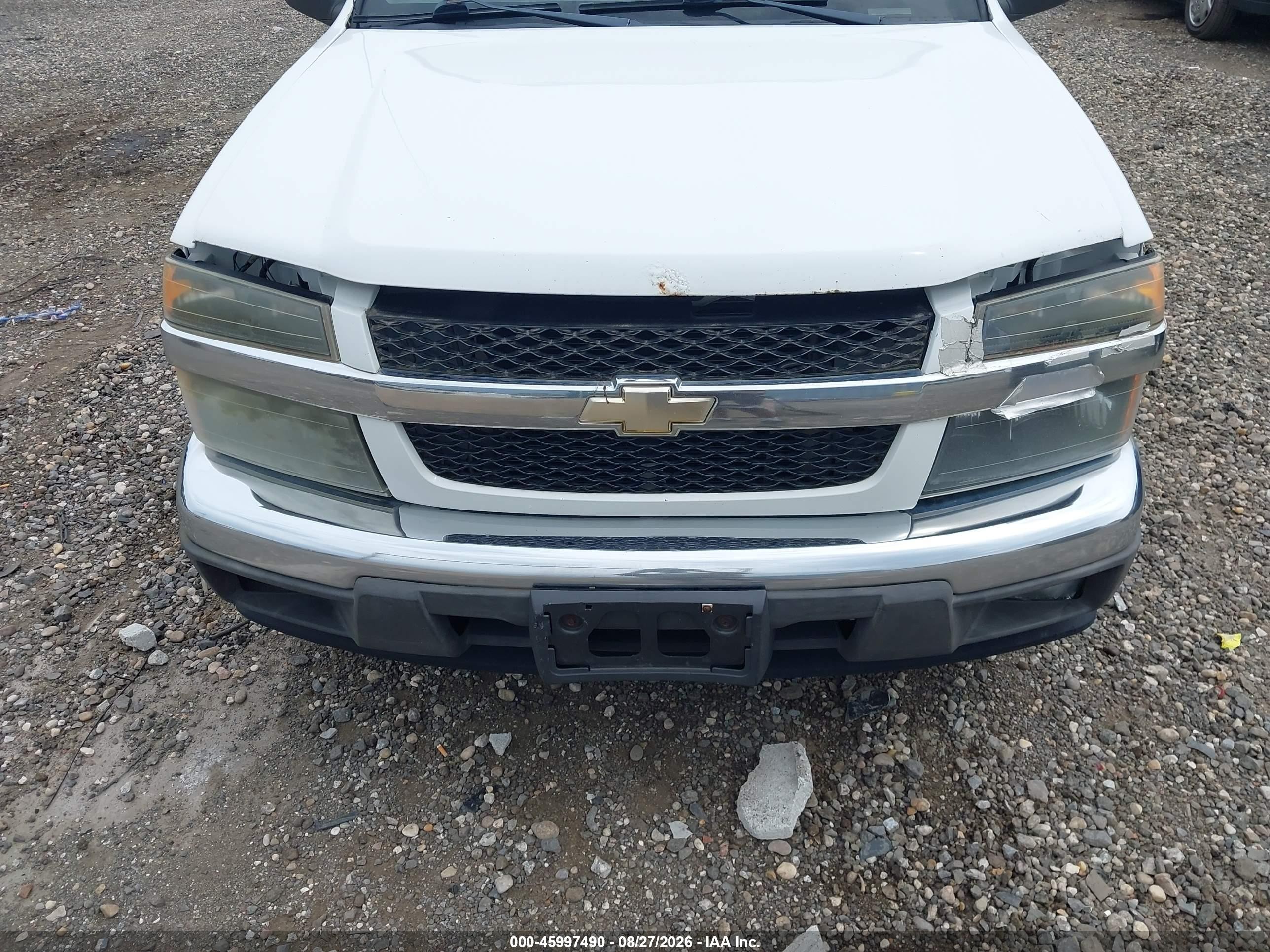 2008 Chevrolet Colorado Lt White vin: 1GCDT13E988103954