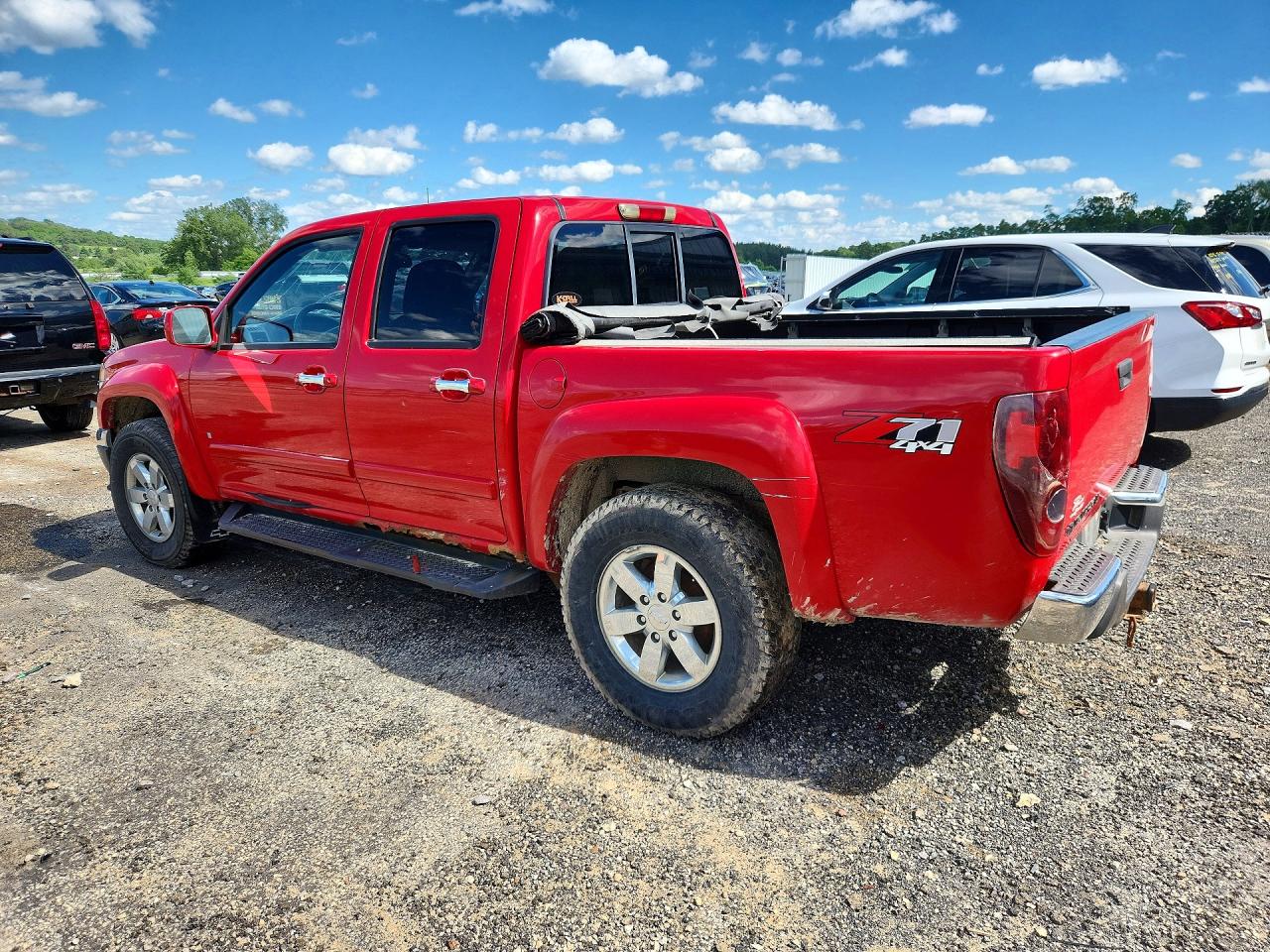 2009 Chevrolet Colorado Red vin: 1GCDT13E998135675