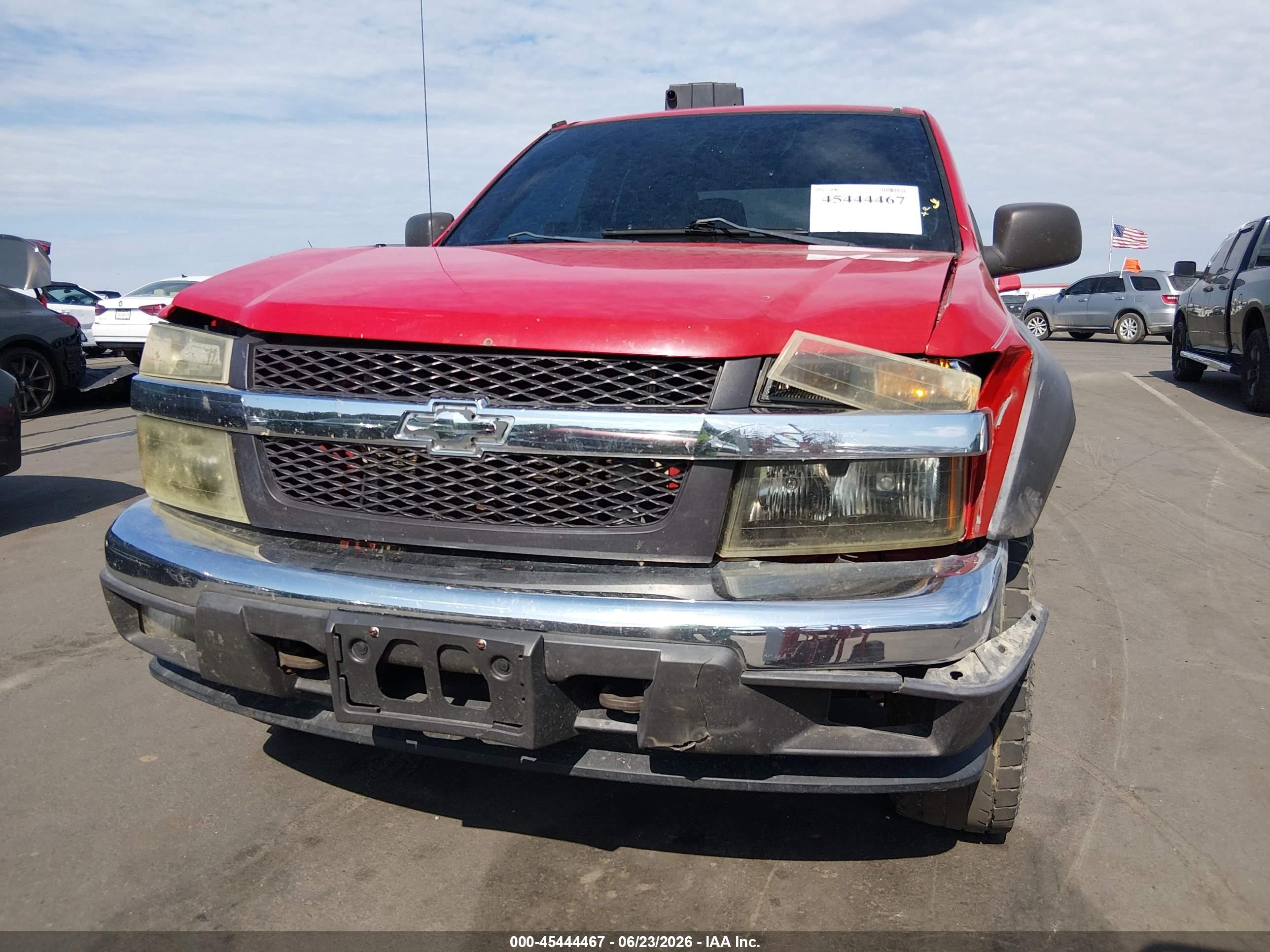 2007 Chevrolet Colorado Lt Red vin: 1GCDT13EX78213202