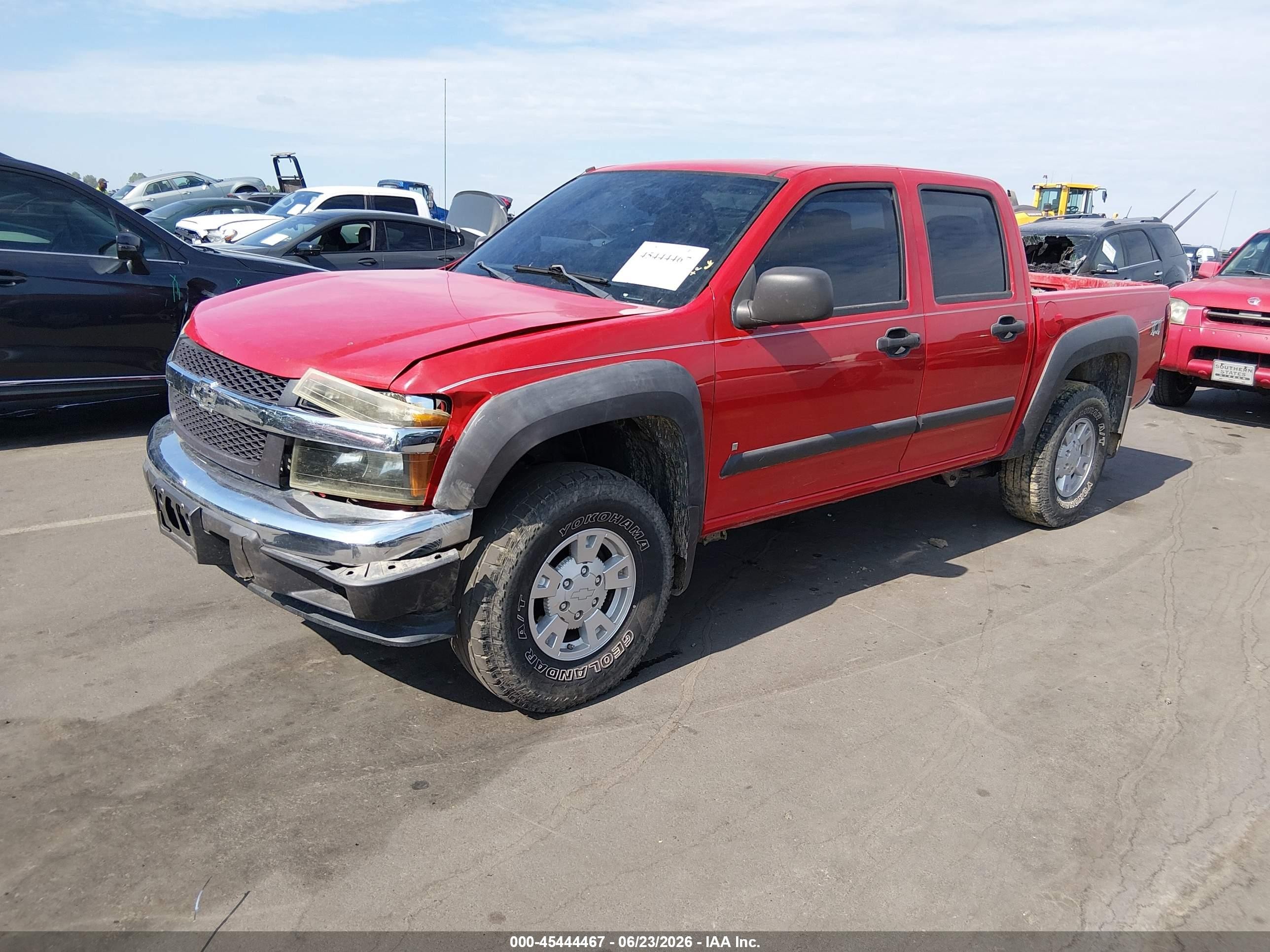 2007 Chevrolet Colorado Lt Red vin: 1GCDT13EX78213202
