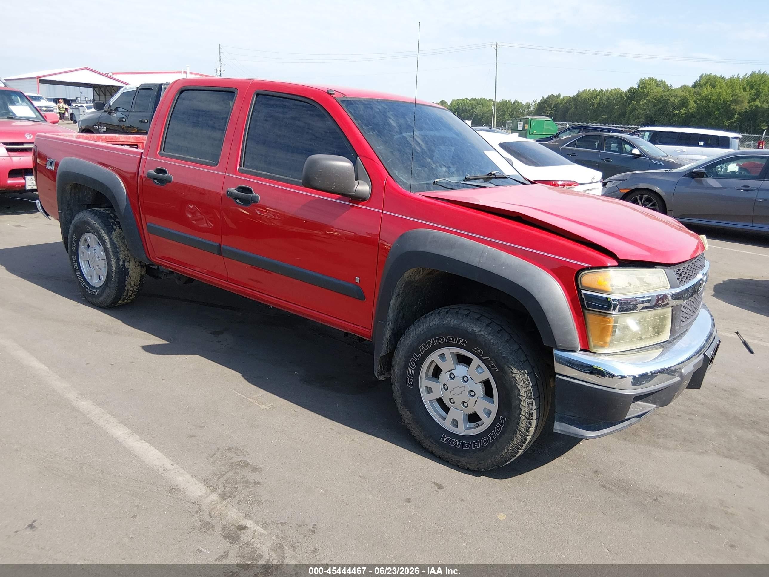 2007 Chevrolet Colorado Lt Red vin: 1GCDT13EX78213202