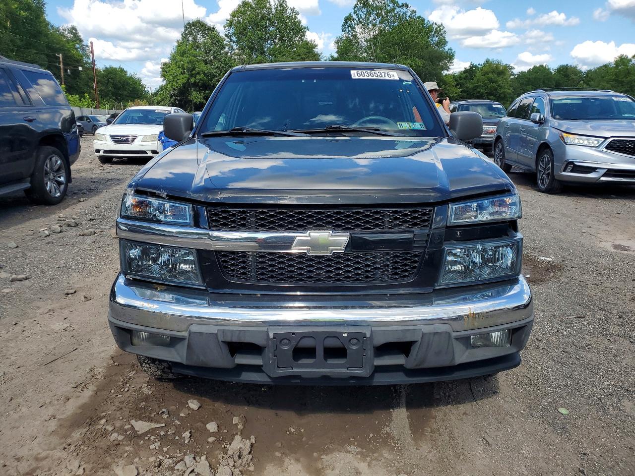 2008 Chevrolet Colorado Black vin: 1GCDT13EX88102828