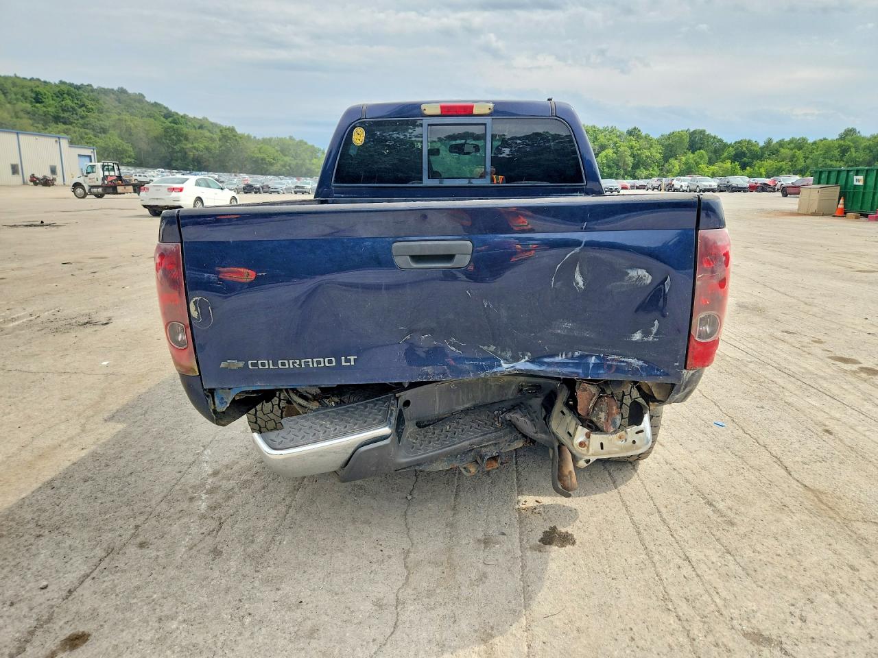 2008 Chevrolet Colorado Blue vin: 1GCDT13EX88147719