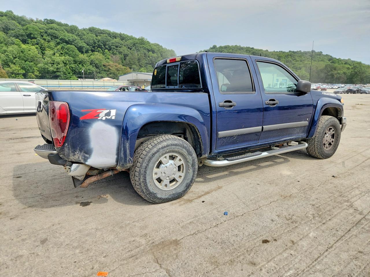 2008 Chevrolet Colorado Blue vin: 1GCDT13EX88147719