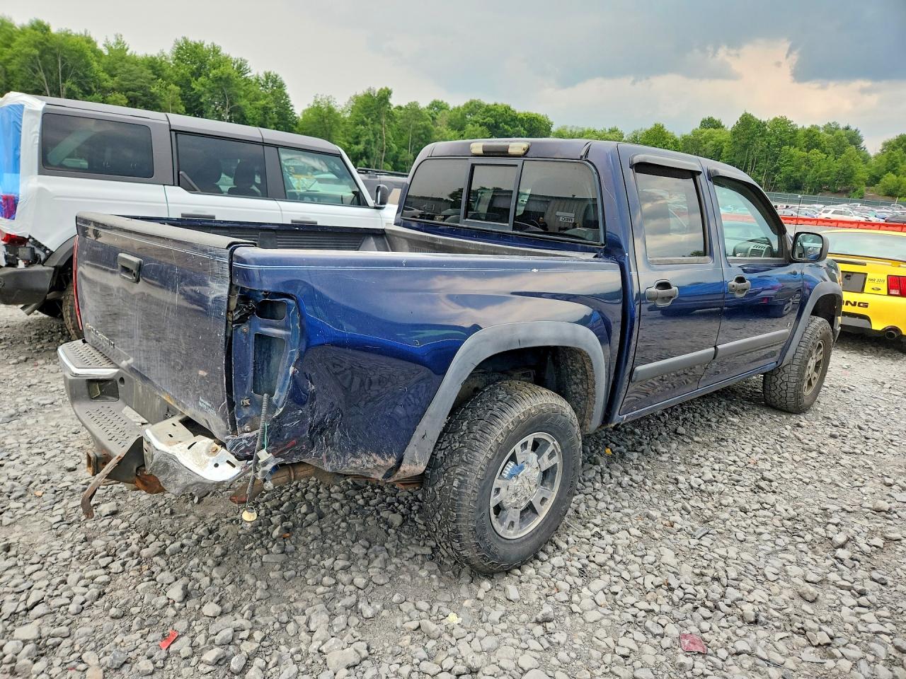 2008 Chevrolet Colorado Blue vin: 1GCDT13EX88180185