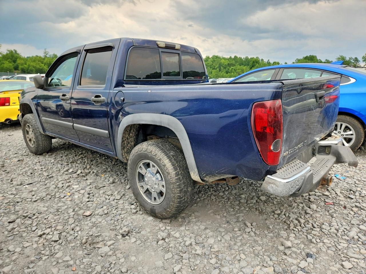 2008 Chevrolet Colorado Blue vin: 1GCDT13EX88180185