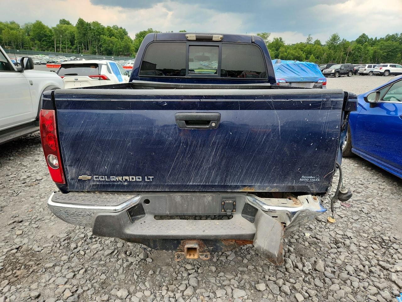 2008 Chevrolet Colorado Blue vin: 1GCDT13EX88180185