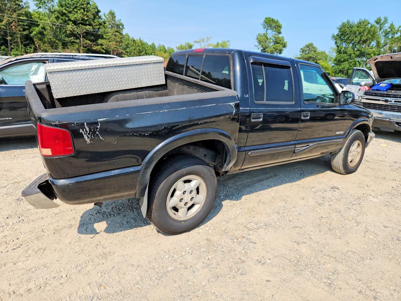 2001 Chevrolet S Truck S10 Black vin: 1GCDT13W21K181963