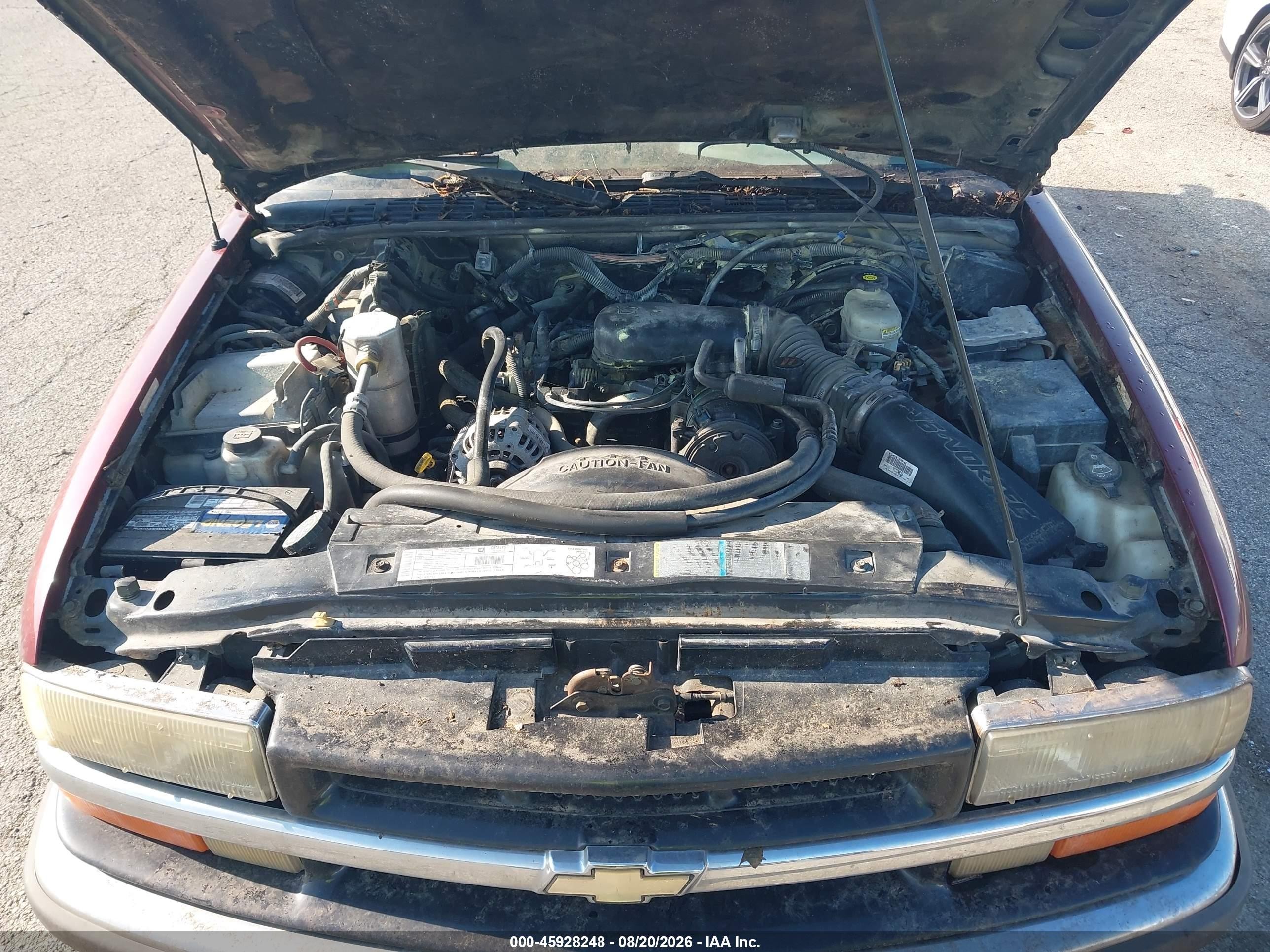 2002 Chevrolet S-10 Ls Purple vin: 1GCDT13W42K173574