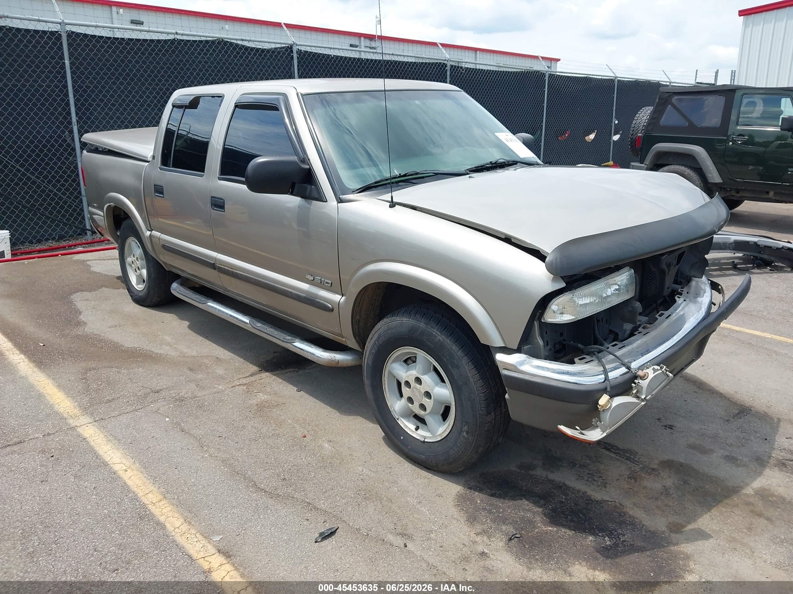 2002 Chevrolet S-10 Ls Бежевый vin: 1GCDT13W72K132338