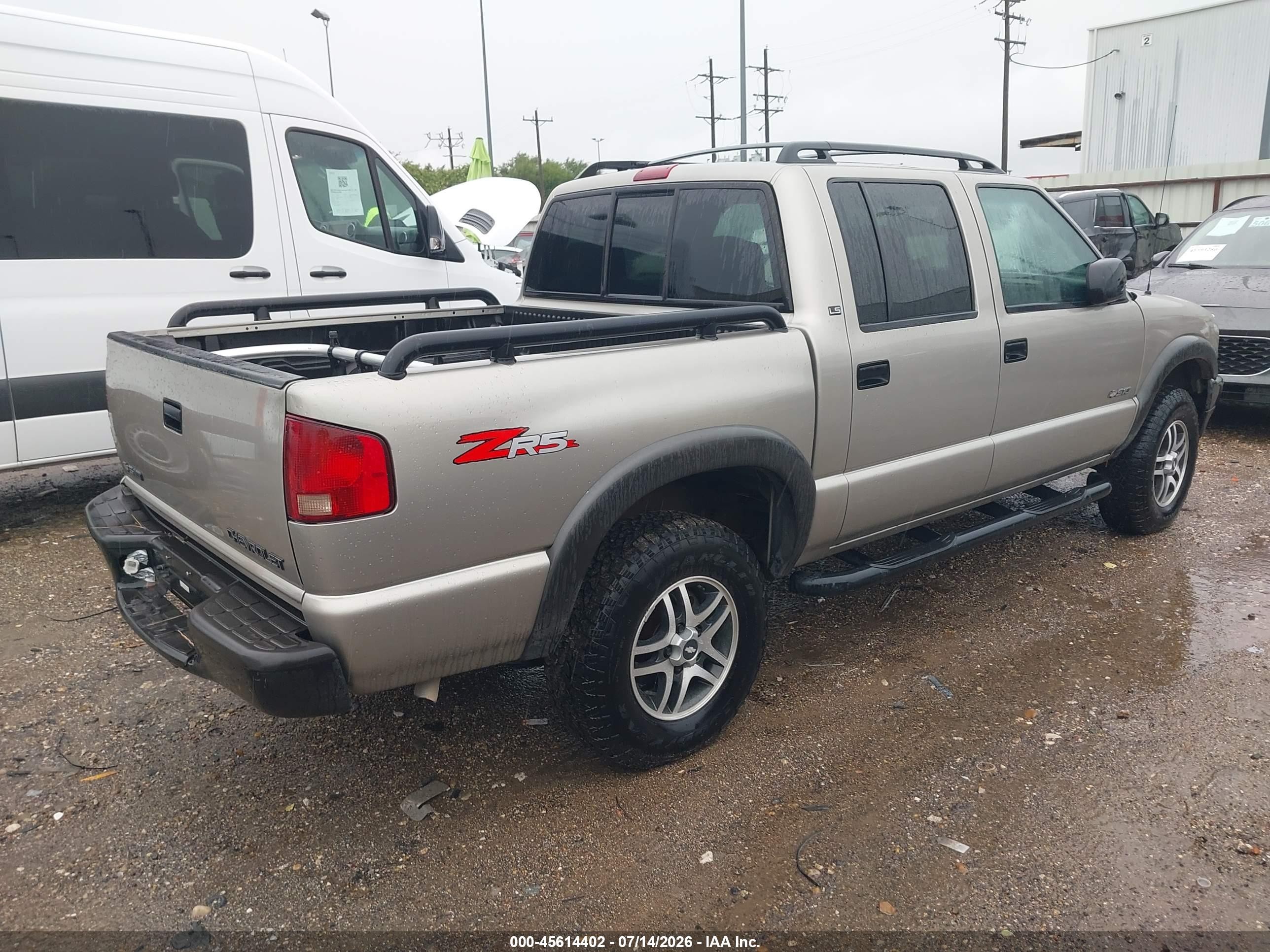 2002 Chevrolet S-10 Ls Желто-коричневый vin: 1GCDT13W92K184196