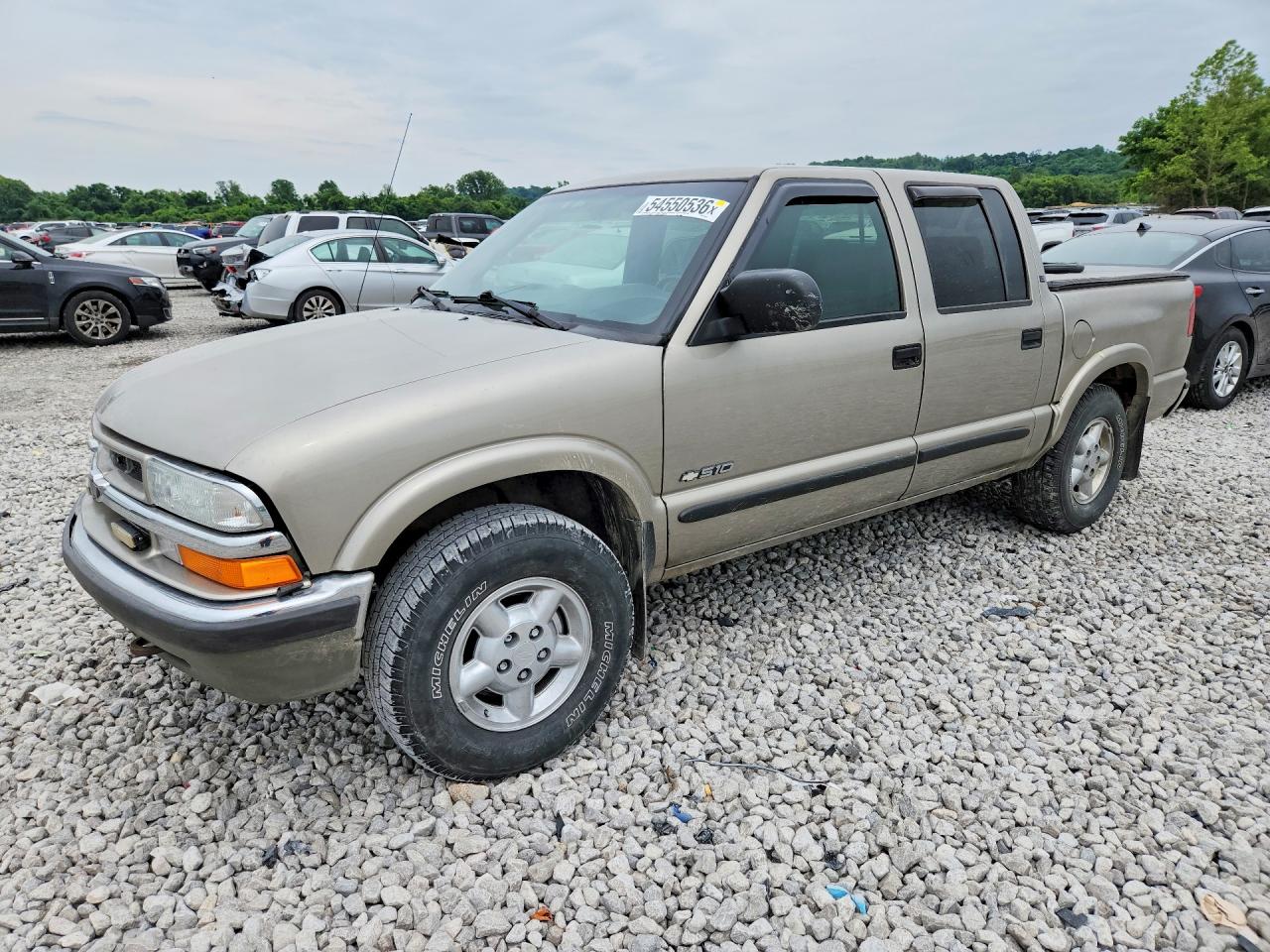 2002 Chevrolet S Truck S10 Tan vin: 1GCDT13W92K239701