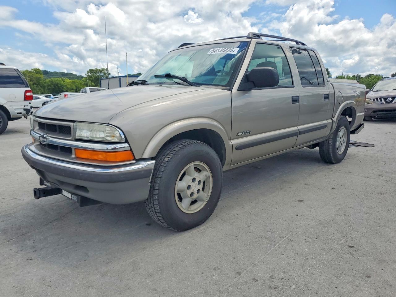 2001 Chevrolet S Truck S10 Tan vin: 1GCDT13WX1K214756