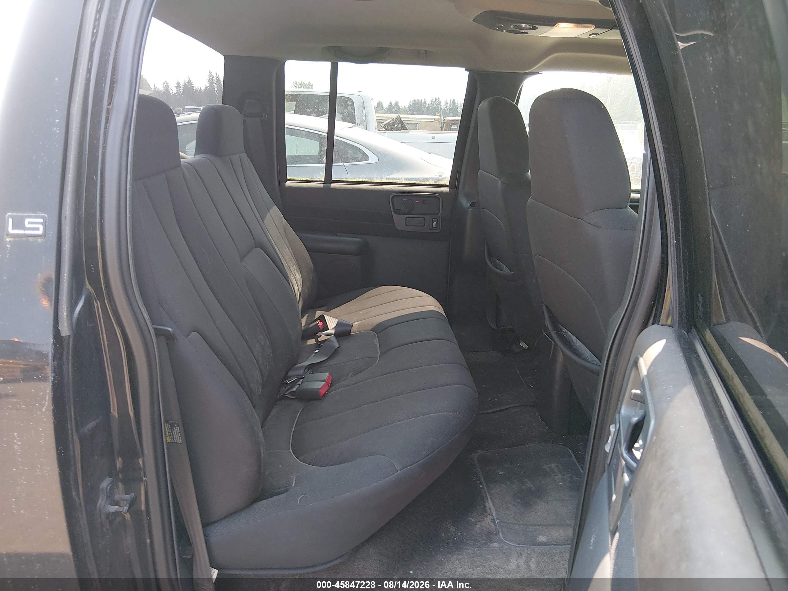 2003 Chevrolet S Truck S10 Black vin: 1GCDT13X03K141554
