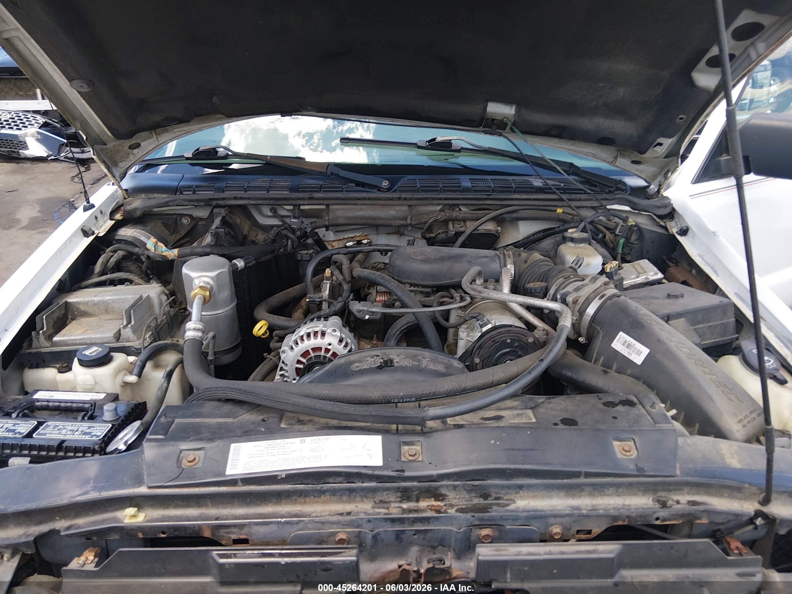 2004 Chevrolet S-10 Ls Белый vin: 1GCDT13X14K139619