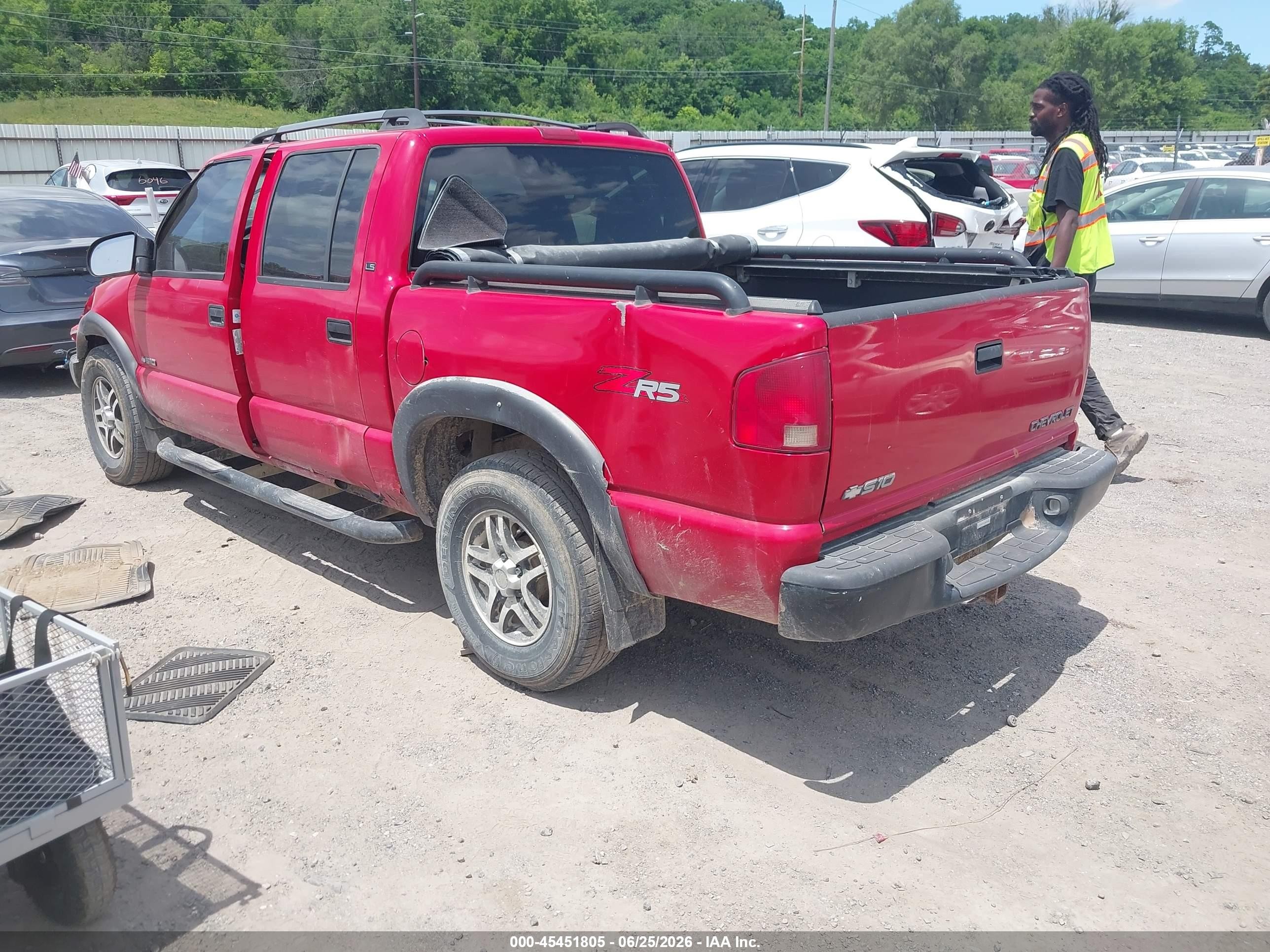 2003 Chevrolet S-10 Ls Красный vin: 1GCDT13X23K134069