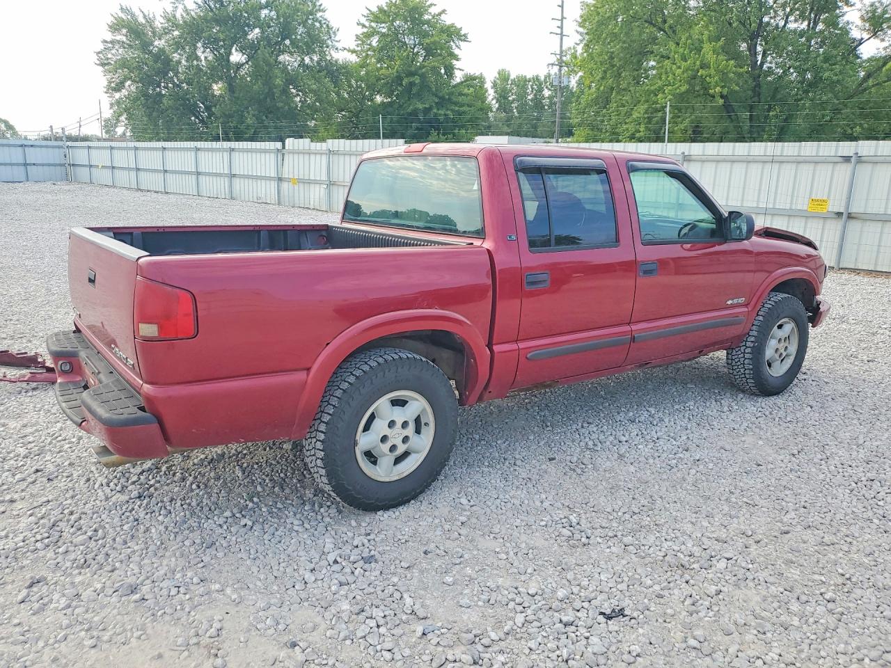 2003 Chevrolet S Truck S10 Burgundy vin: 1GCDT13X33K184995