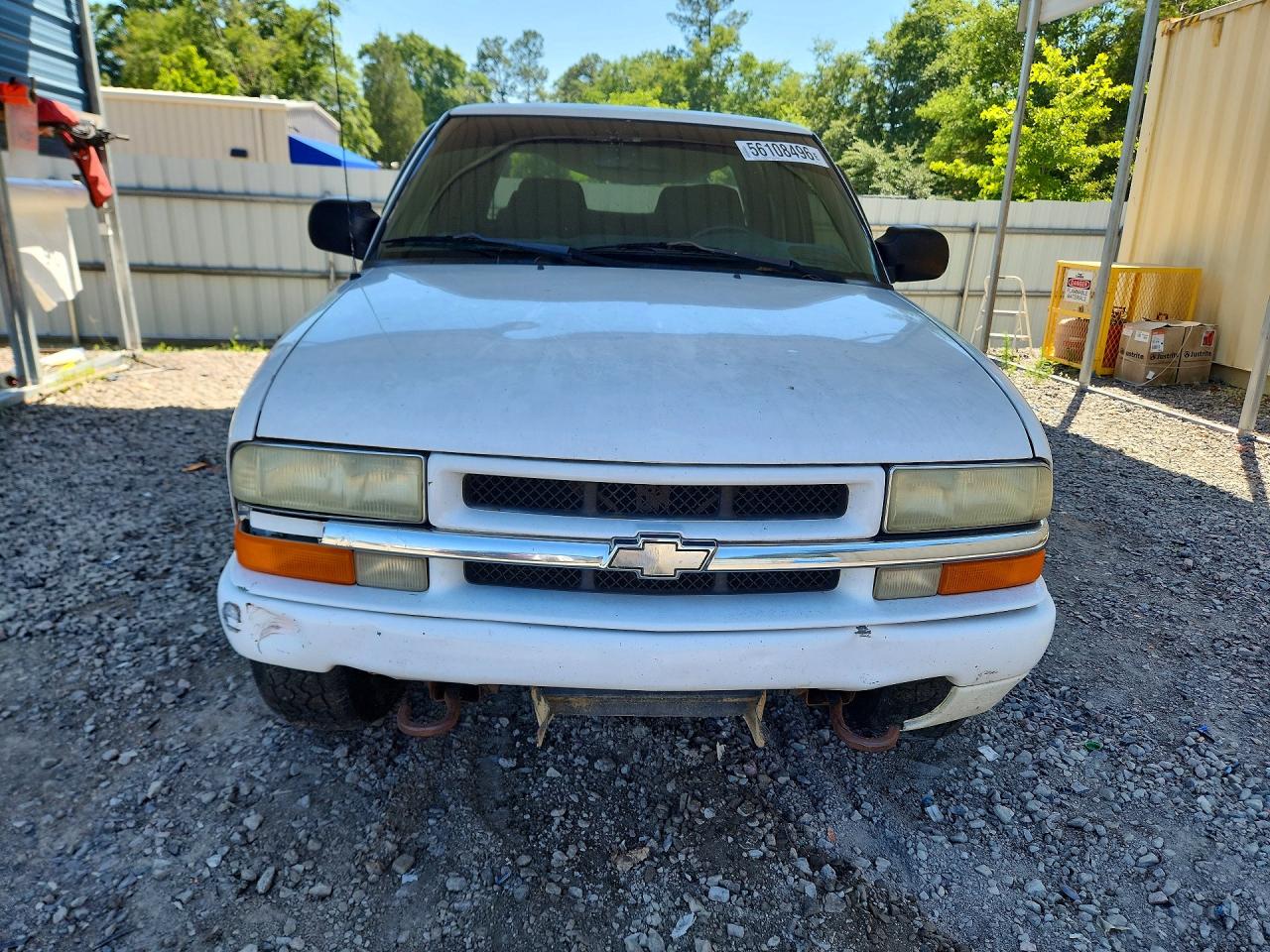 2003 Chevrolet S Truck S10 White vin: 1GCDT13X53K129769
