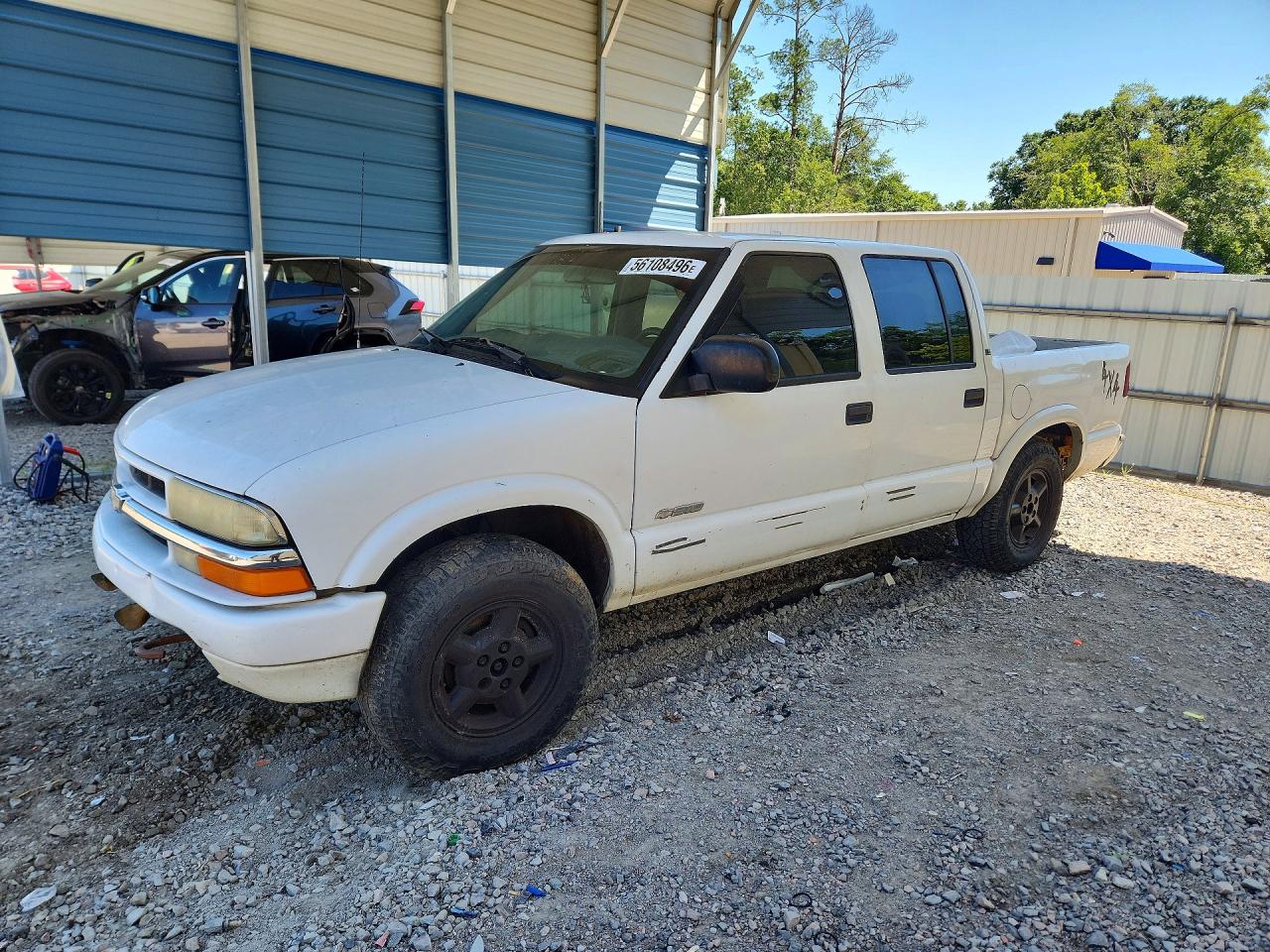 2003 Chevrolet S Truck S10 White vin: 1GCDT13X53K129769