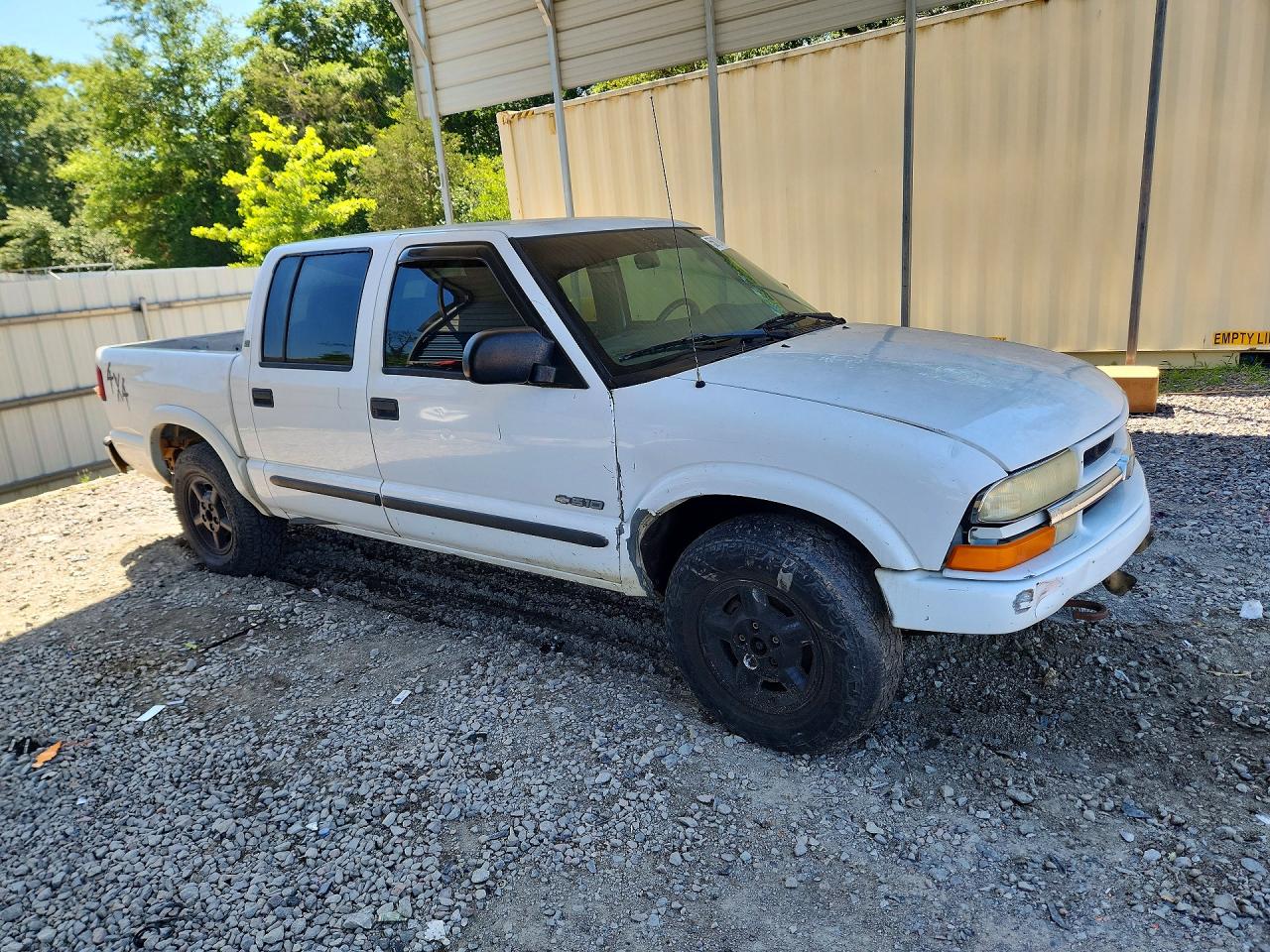 2003 Chevrolet S Truck S10 White vin: 1GCDT13X53K129769
