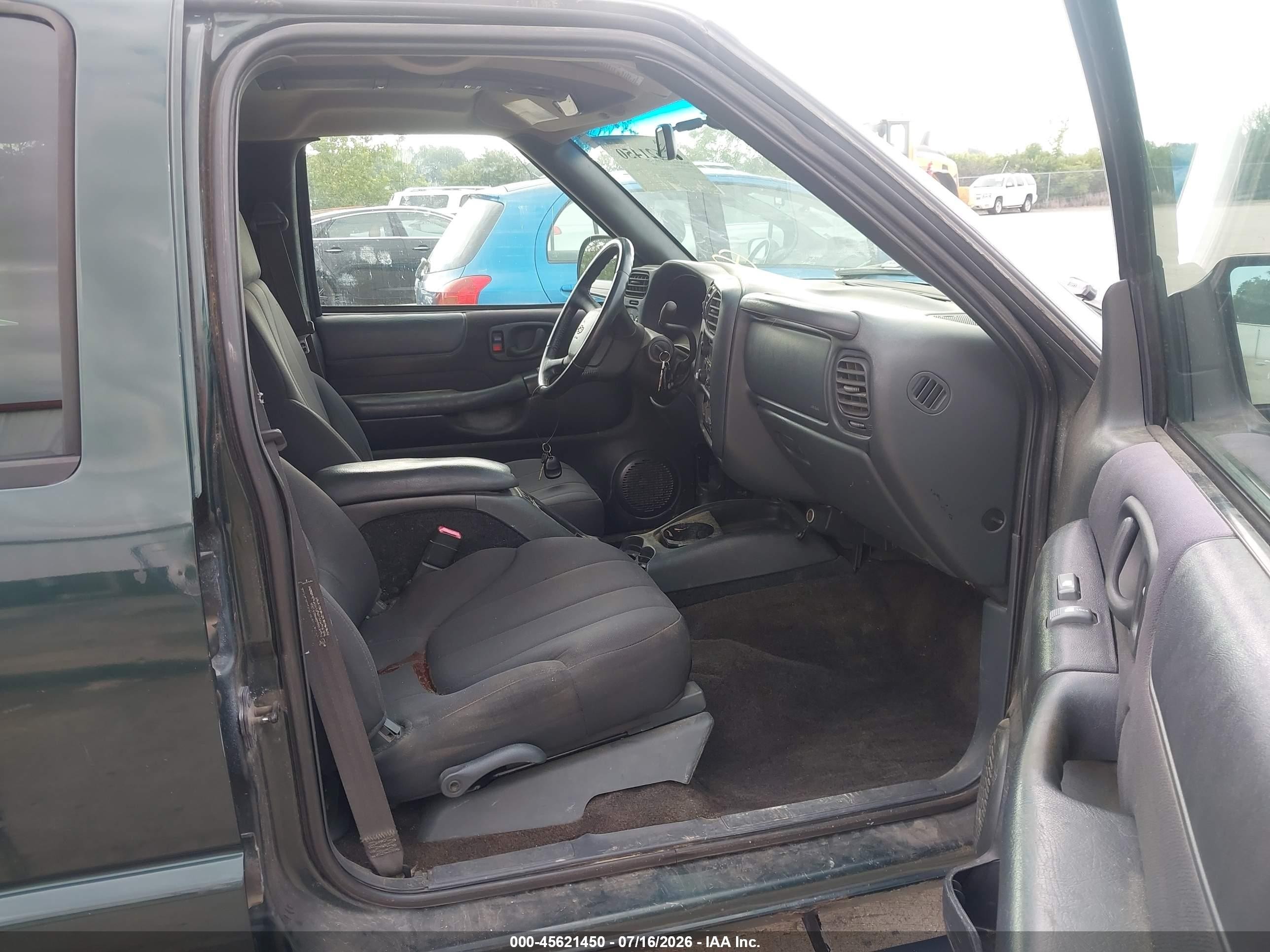 2003 Chevrolet S-10 Ls Black vin: 1GCDT13X83K164600