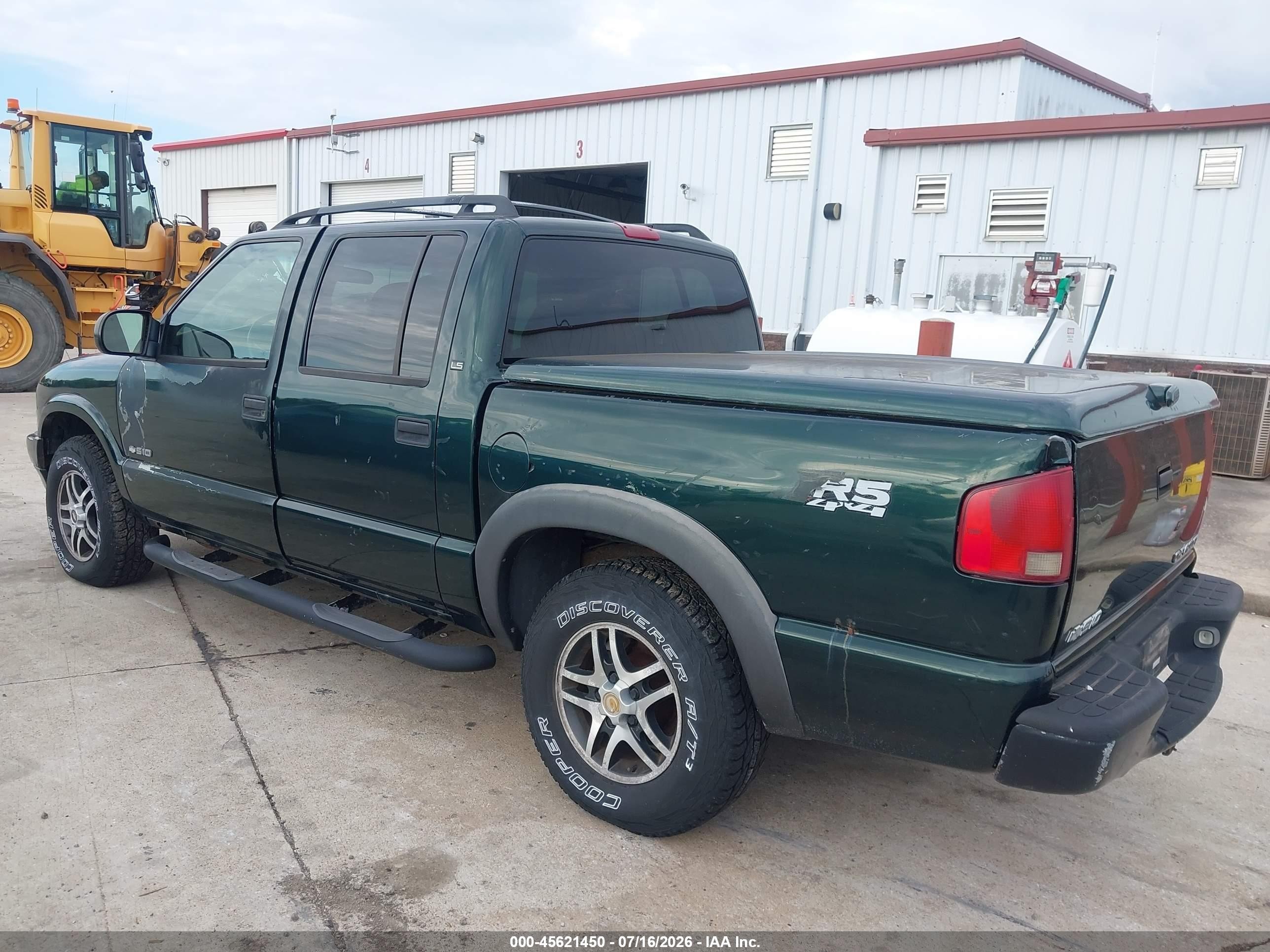 2003 Chevrolet S-10 Ls Black vin: 1GCDT13X83K164600