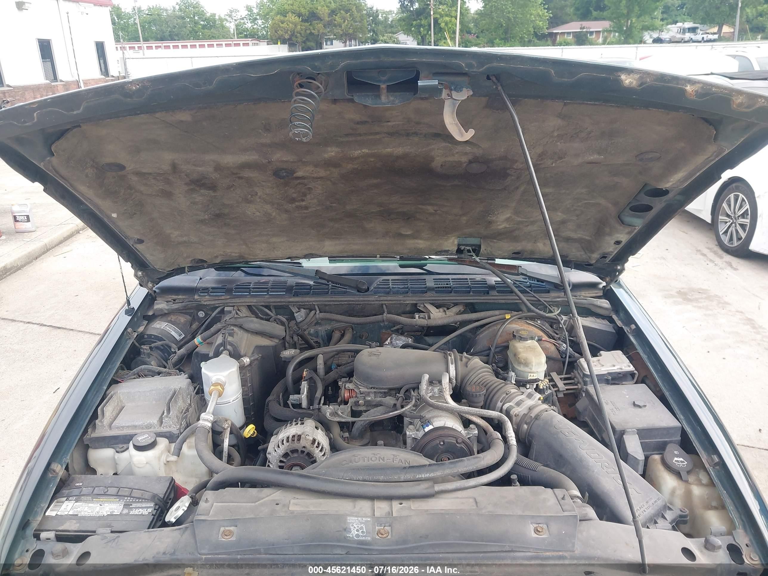 2003 Chevrolet S-10 Ls Black vin: 1GCDT13X83K164600