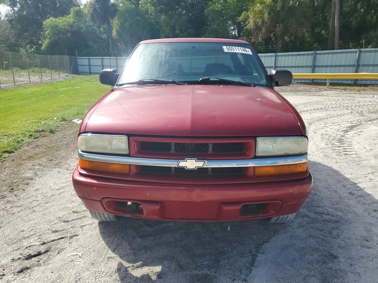 2004 Chevrolet S Truck S10 Maroon vin: 1GCDT13X84K102499