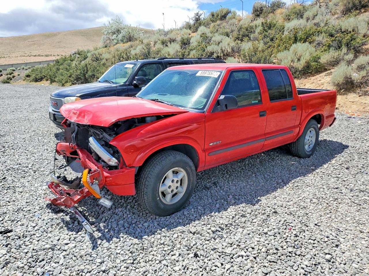 2004 Chevrolet S Truck S10 Red vin: 1GCDT13X84K137916