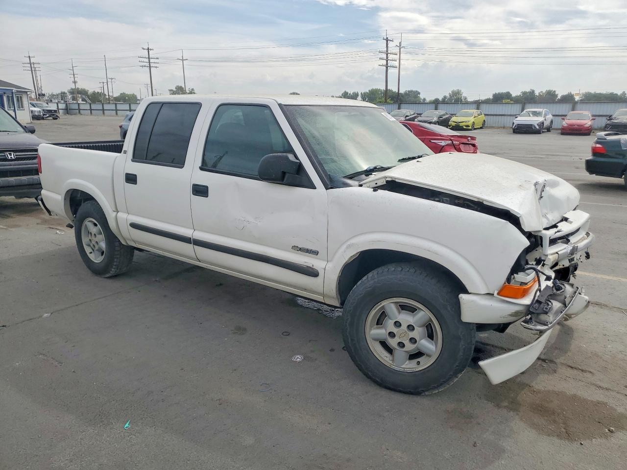 2004 Chevrolet S Truck S10 White vin: 1GCDT13X94K131168