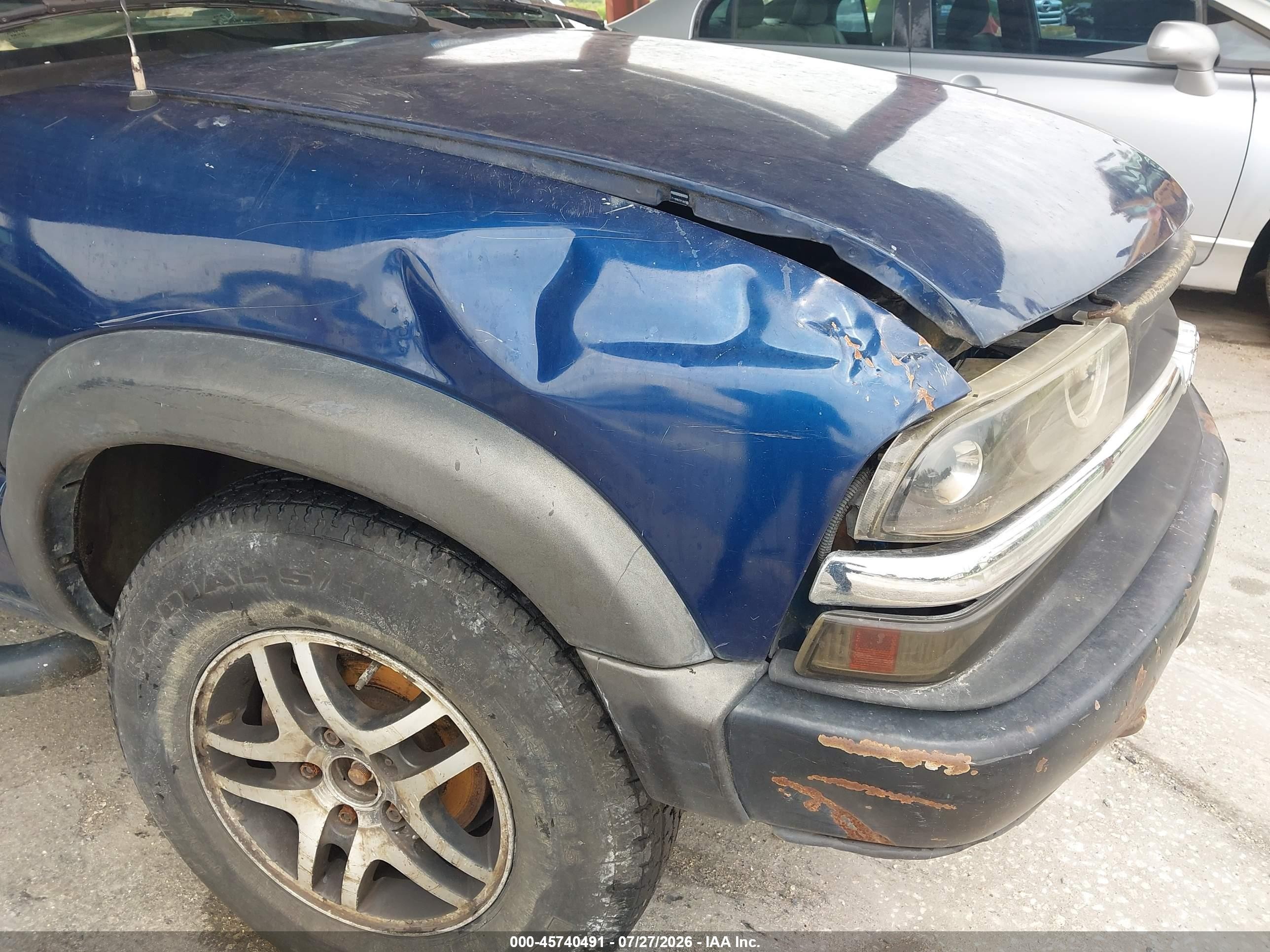 2004 Chevrolet S-10 Ls Синий vin: 1GCDT13XX4K109535