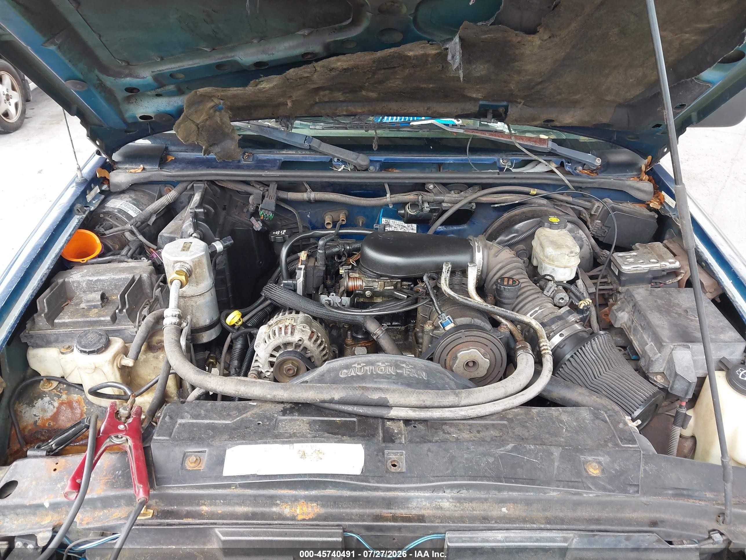 2004 Chevrolet S-10 Ls Синий vin: 1GCDT13XX4K109535