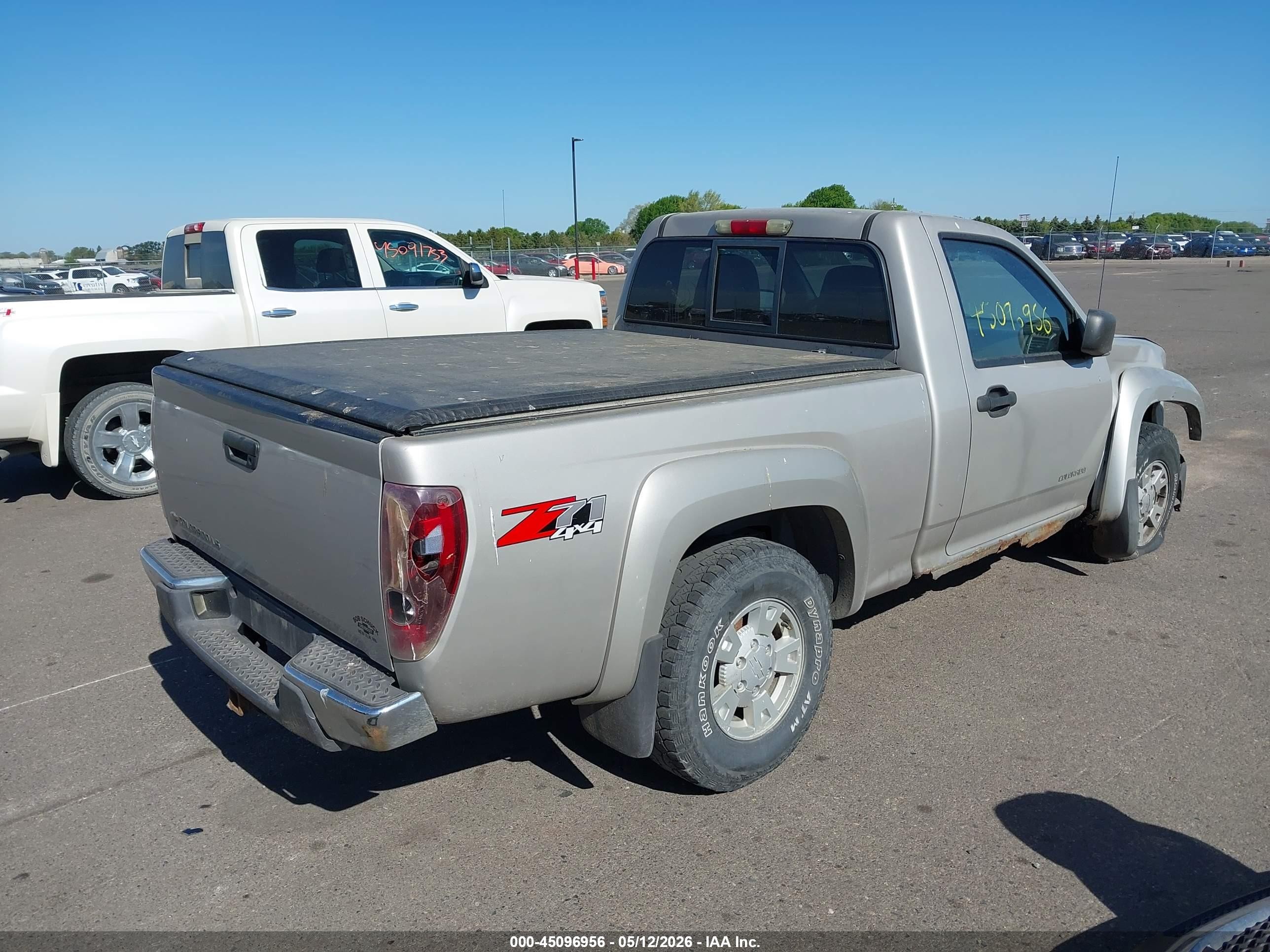 2005 Chevrolet Colorado Ls Silver vin: 1GCDT146458152983