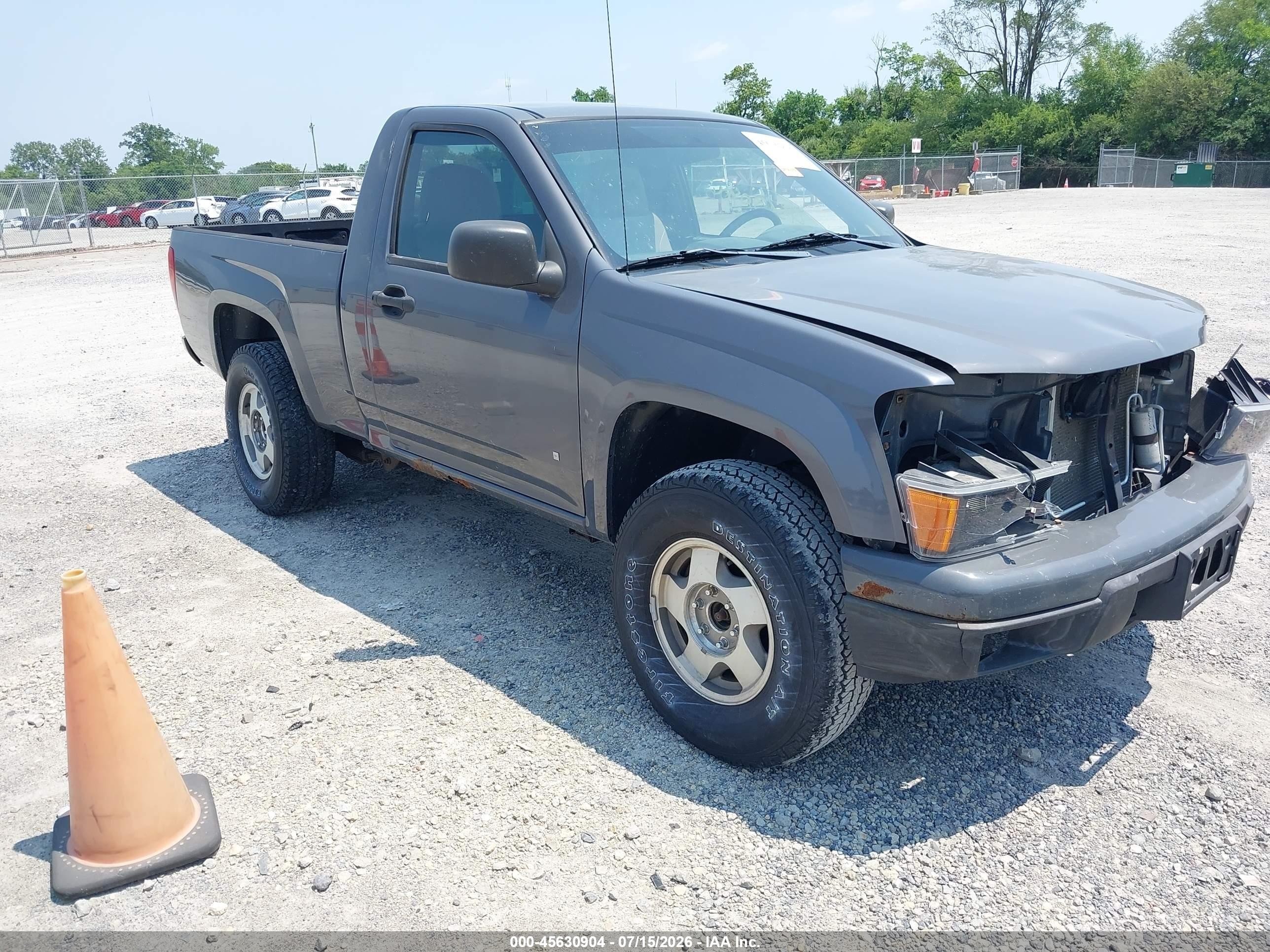 2009 Chevrolet Colorado Work Truck Gray vin: 1GCDT14E398140708