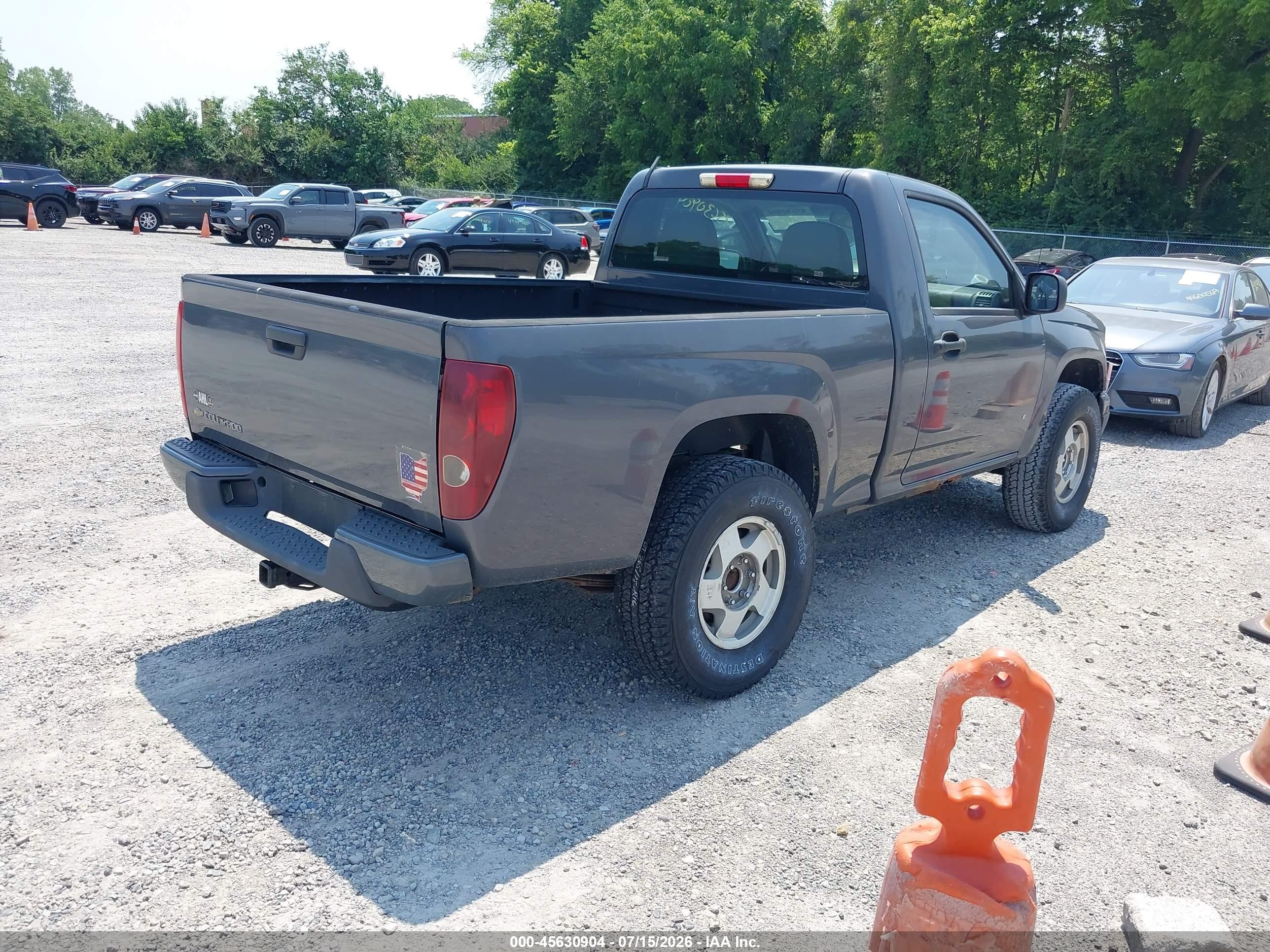 2009 Chevrolet Colorado Work Truck Gray vin: 1GCDT14E398140708