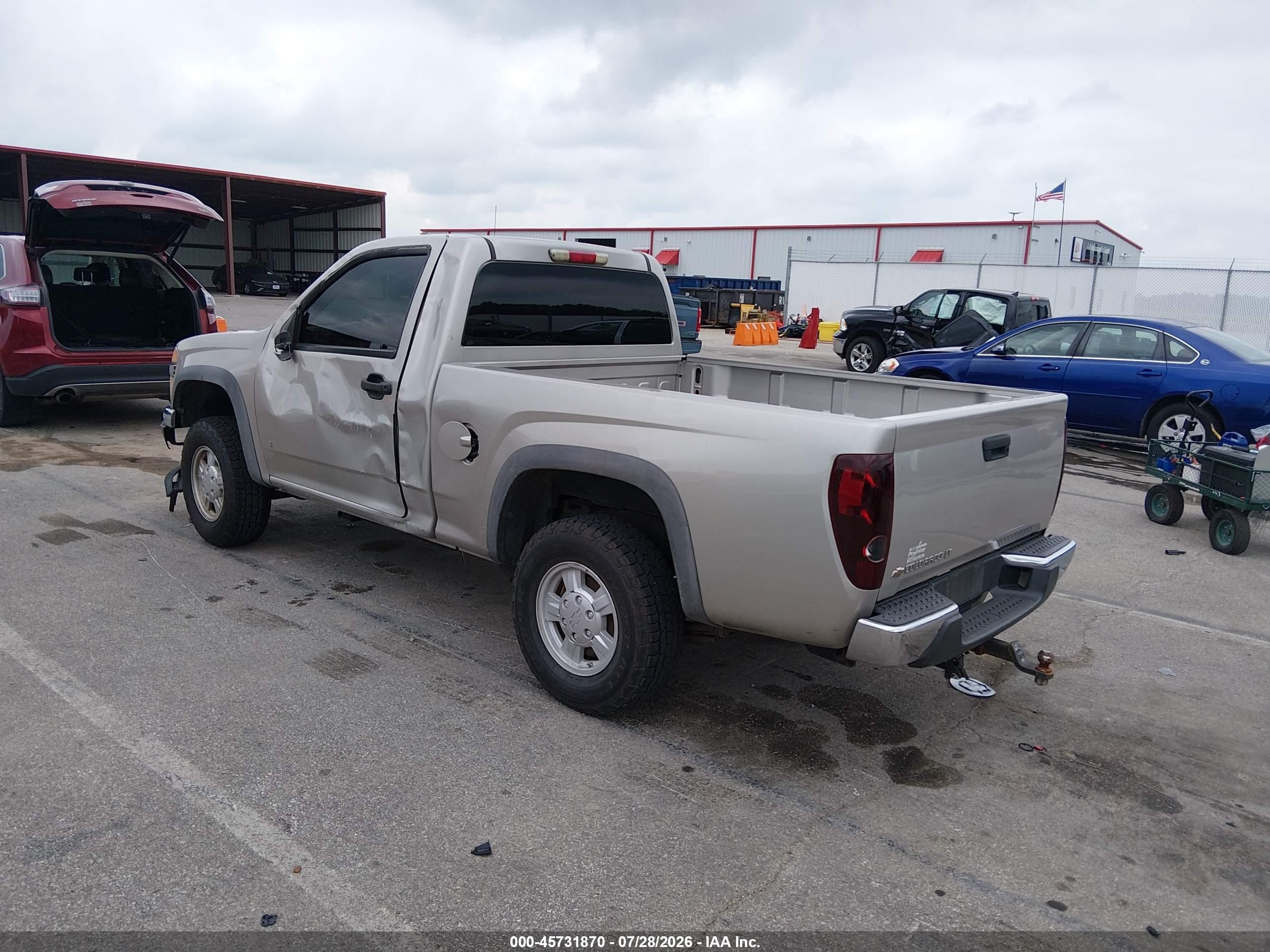 2007 Chevrolet Colorado Lt Gray vin: 1GCDT14E478174394