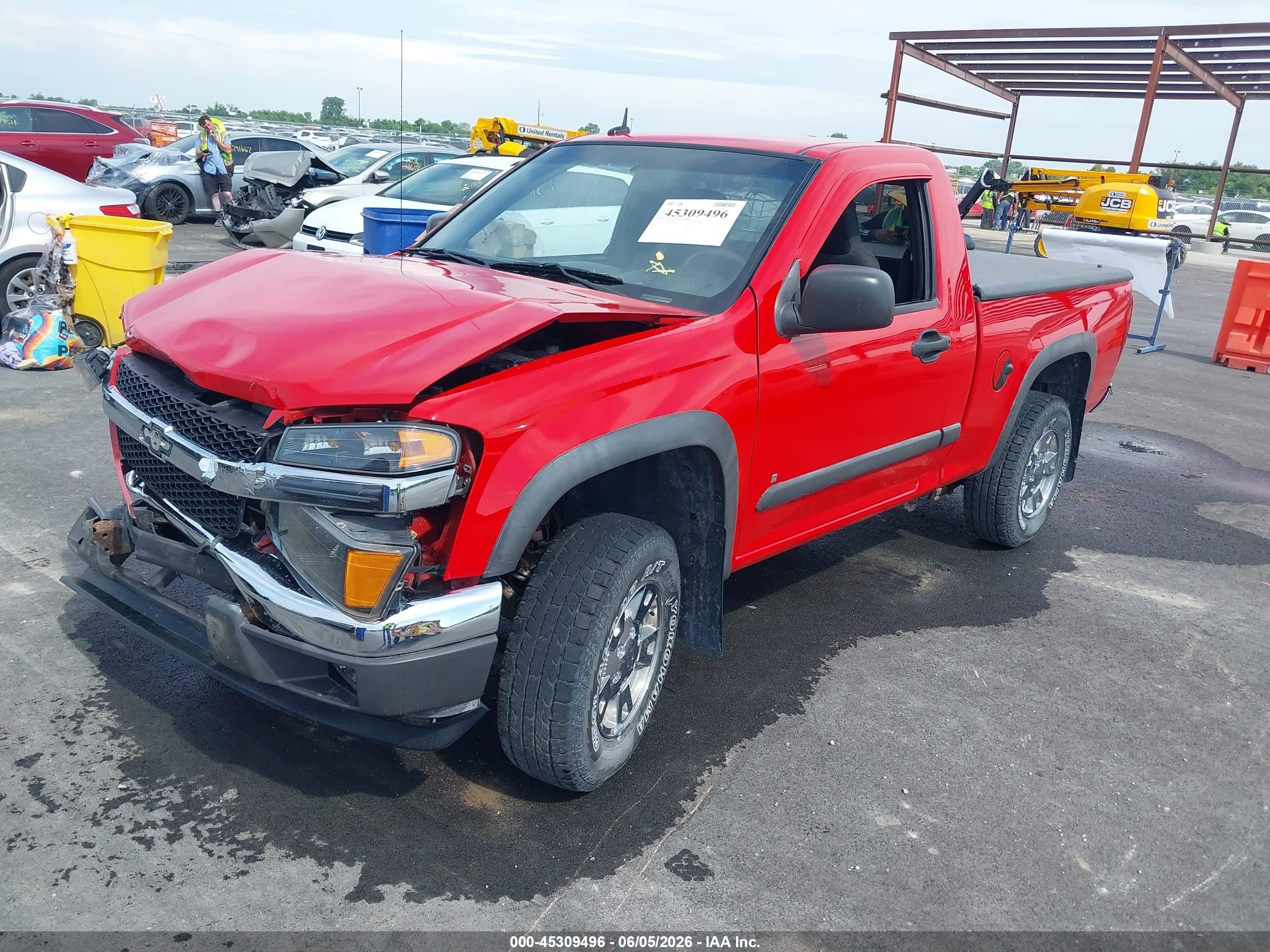 2008 Chevrolet Colorado Lt Red vin: 1GCDT14E488126413