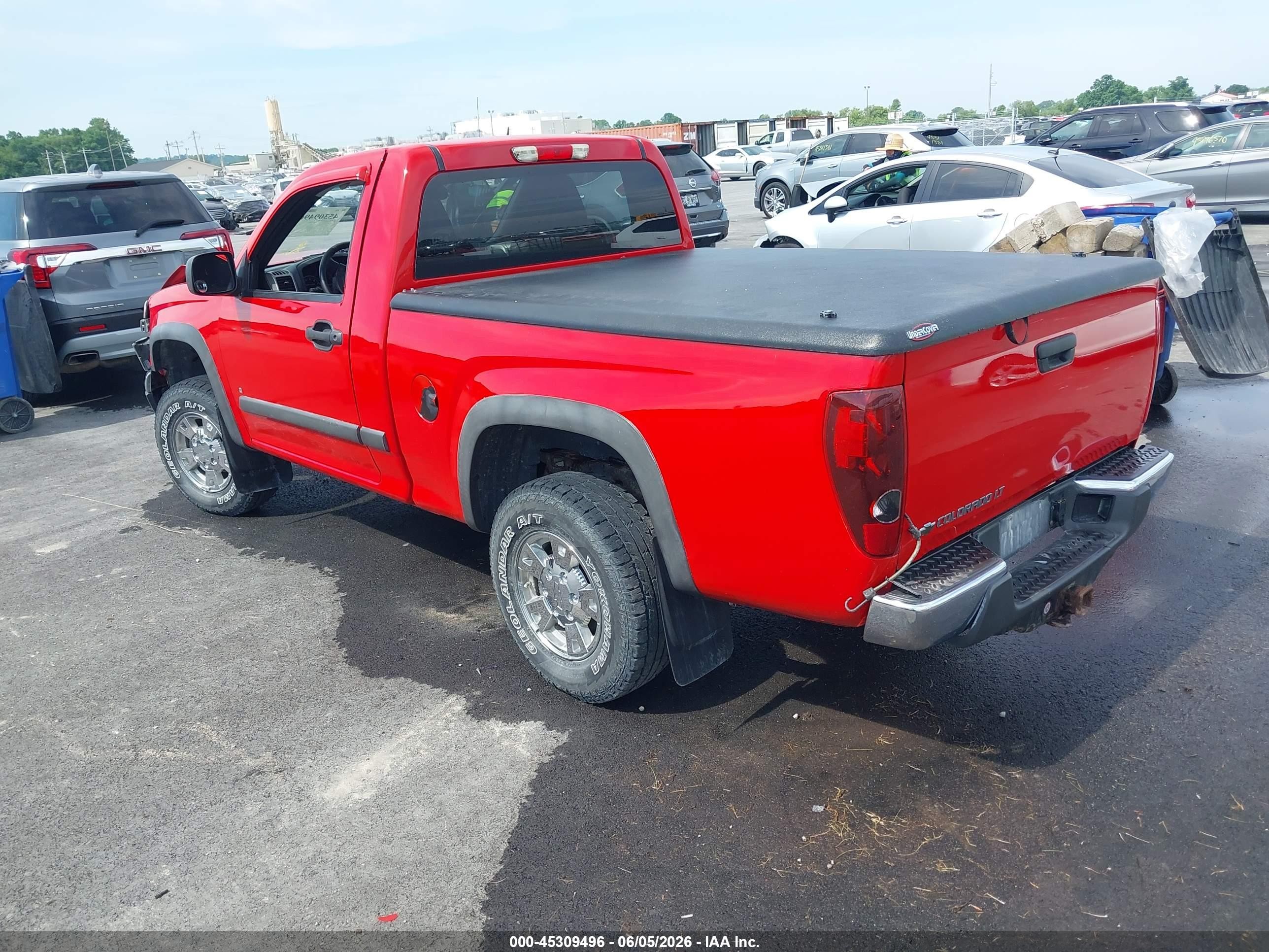 2008 Chevrolet Colorado Lt Red vin: 1GCDT14E488126413