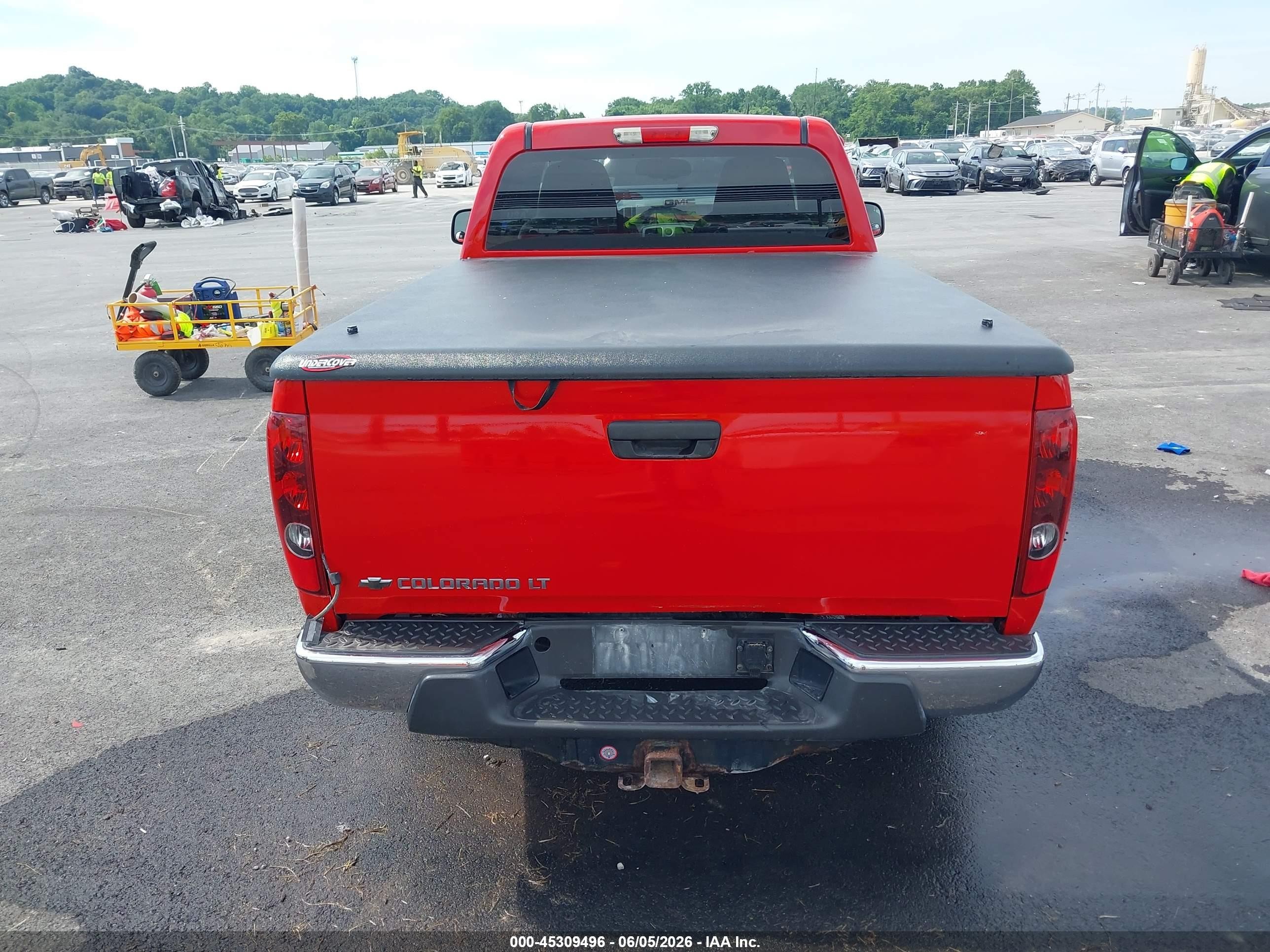 2008 Chevrolet Colorado Lt Red vin: 1GCDT14E488126413