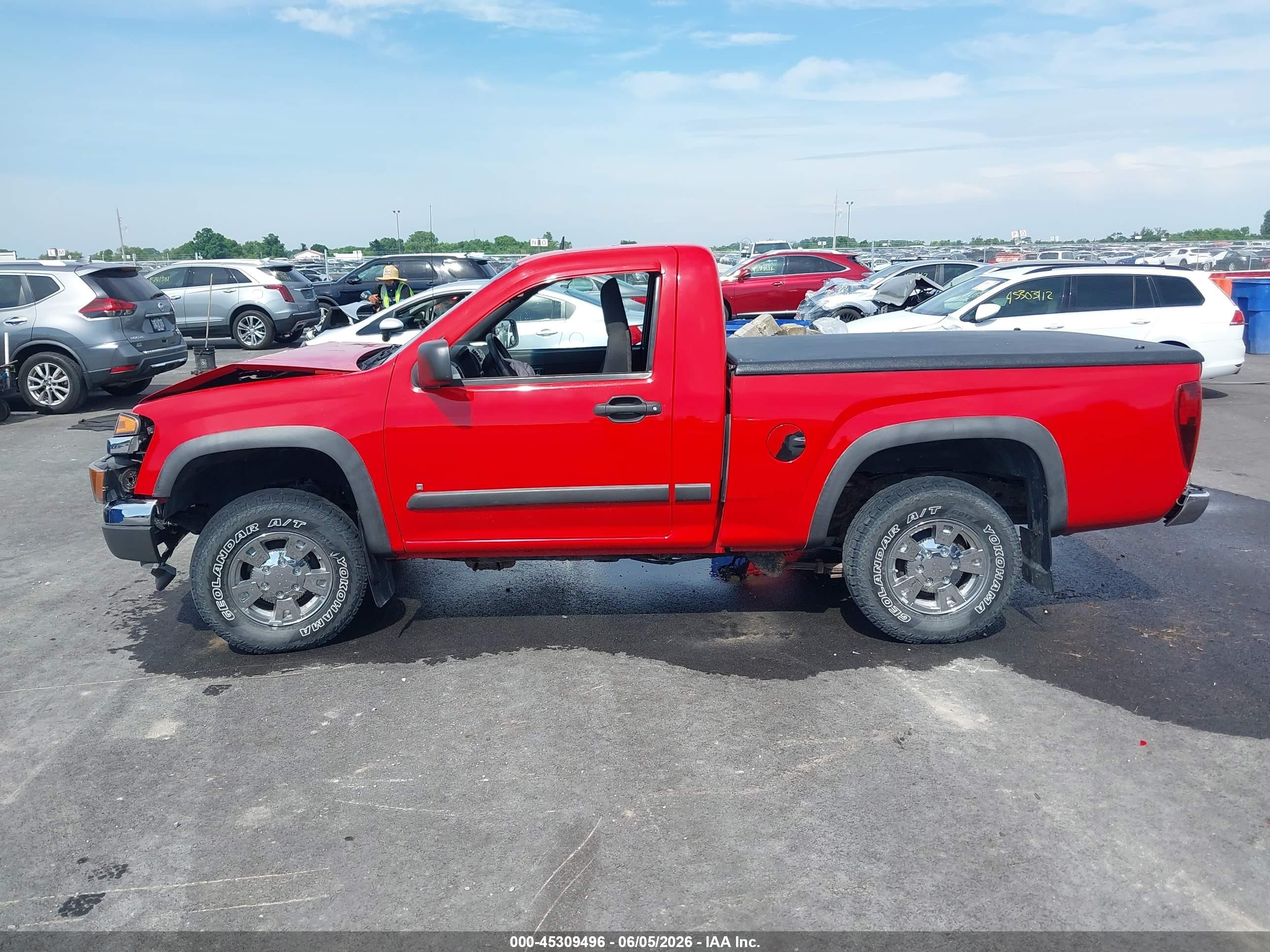 2008 Chevrolet Colorado Lt Red vin: 1GCDT14E488126413