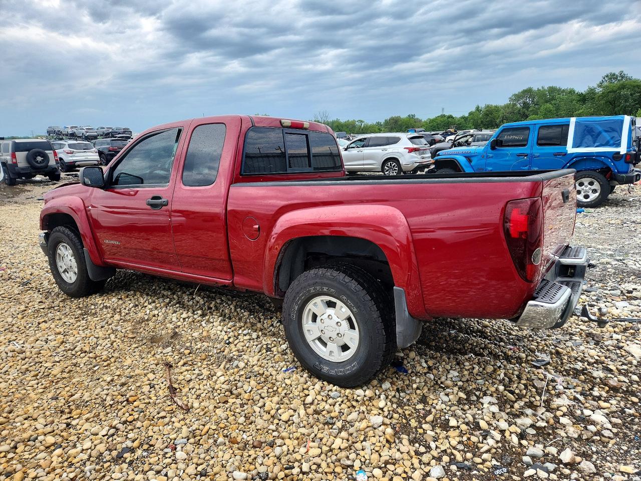 2005 Chevrolet Colorado Burgundy vin: 1GCDT196058211729