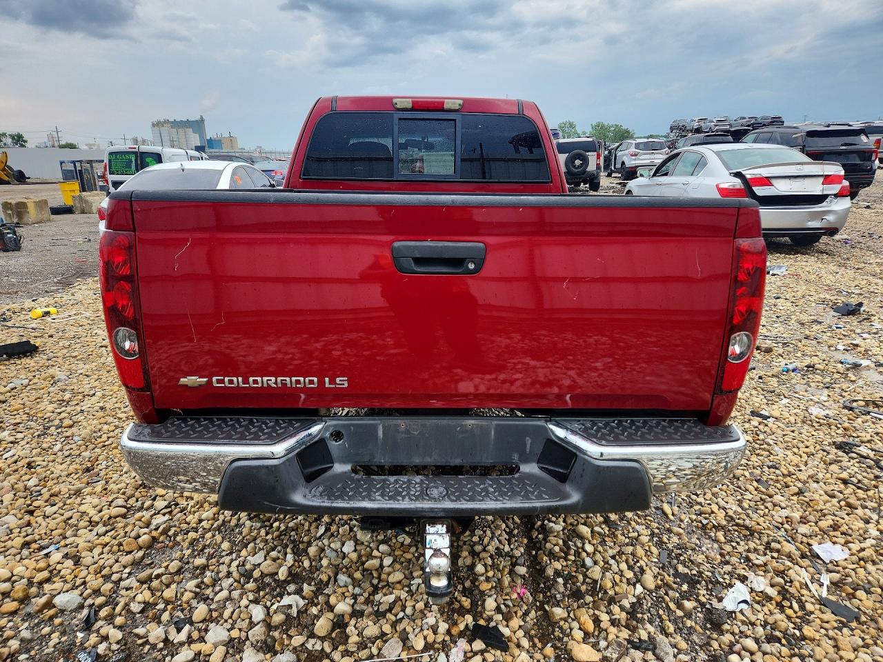 2005 Chevrolet Colorado Burgundy vin: 1GCDT196058211729