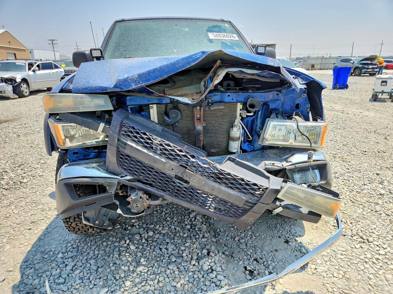 2005 Chevrolet Colorado Blue vin: 1GCDT196158122669