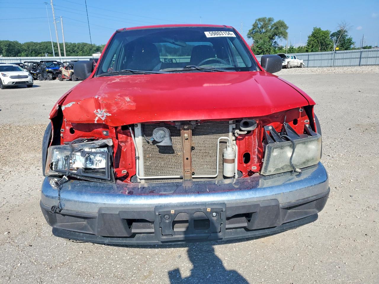 2006 Chevrolet Colorado Red vin: 1GCDT196168324834