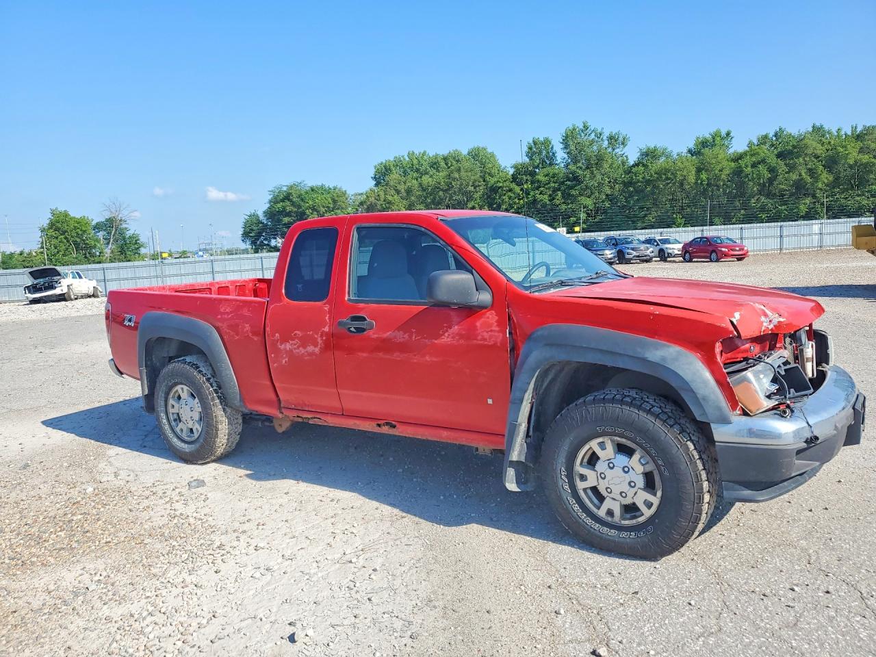 2006 Chevrolet Colorado Red vin: 1GCDT196168324834