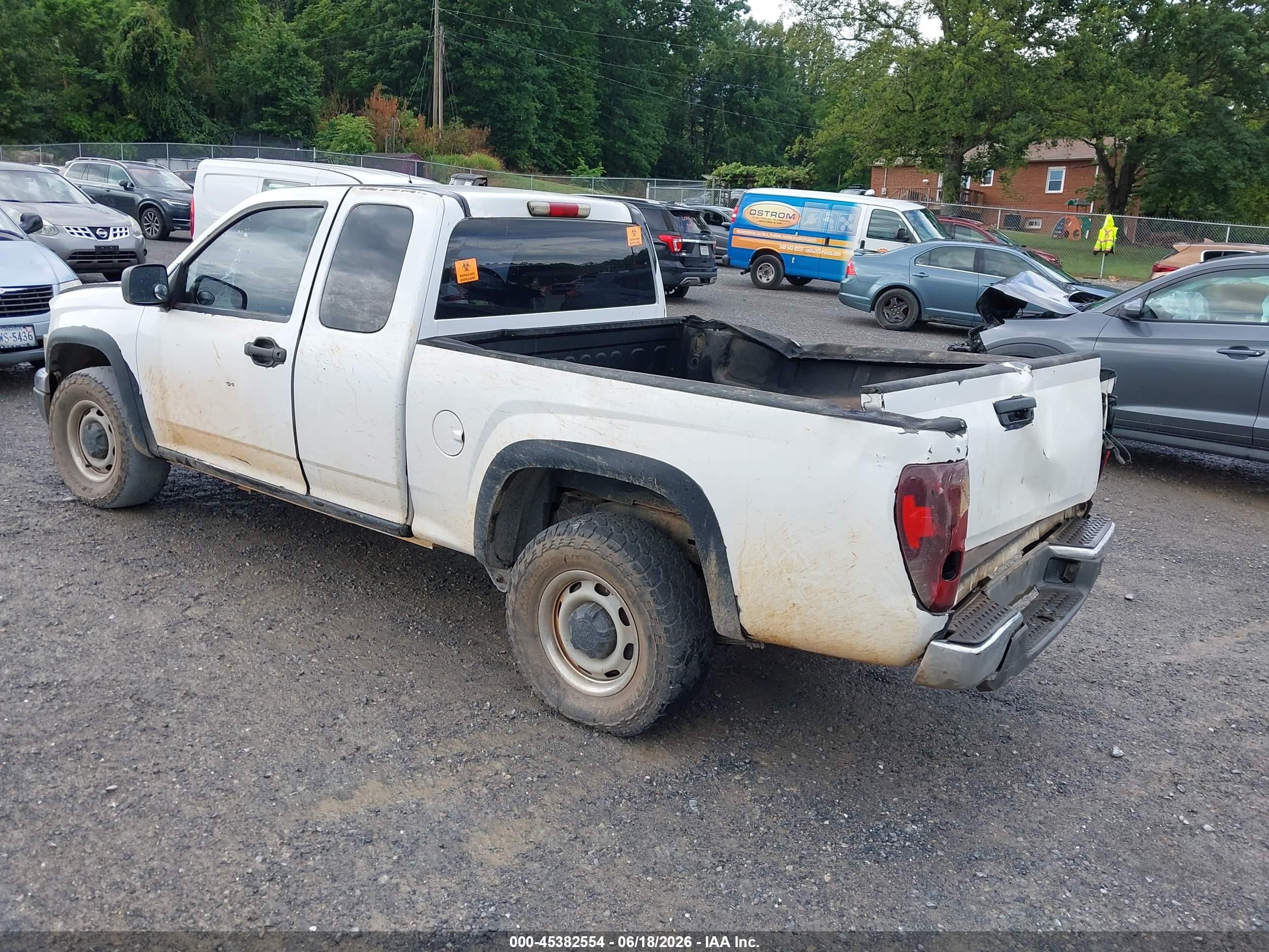 2006 Chevrolet Colorado Work Truck White vin: 1GCDT196268216514