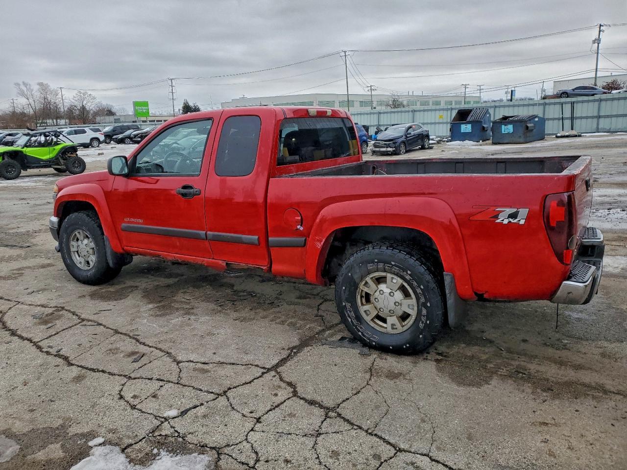 2004 Chevrolet Colorado Red vin: 1GCDT196448102429