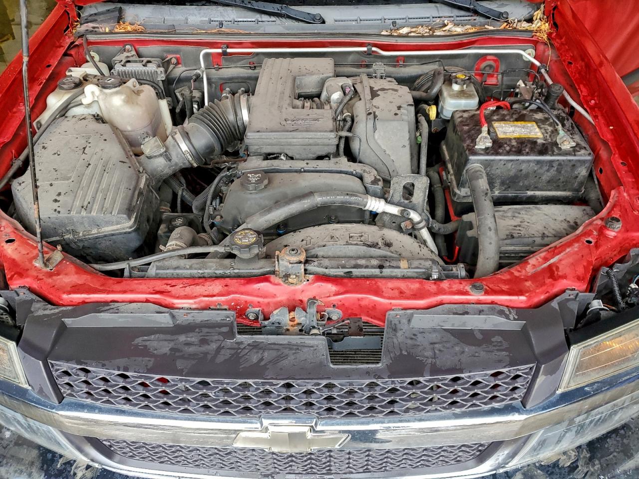 2004 Chevrolet Colorado Red vin: 1GCDT196448102429